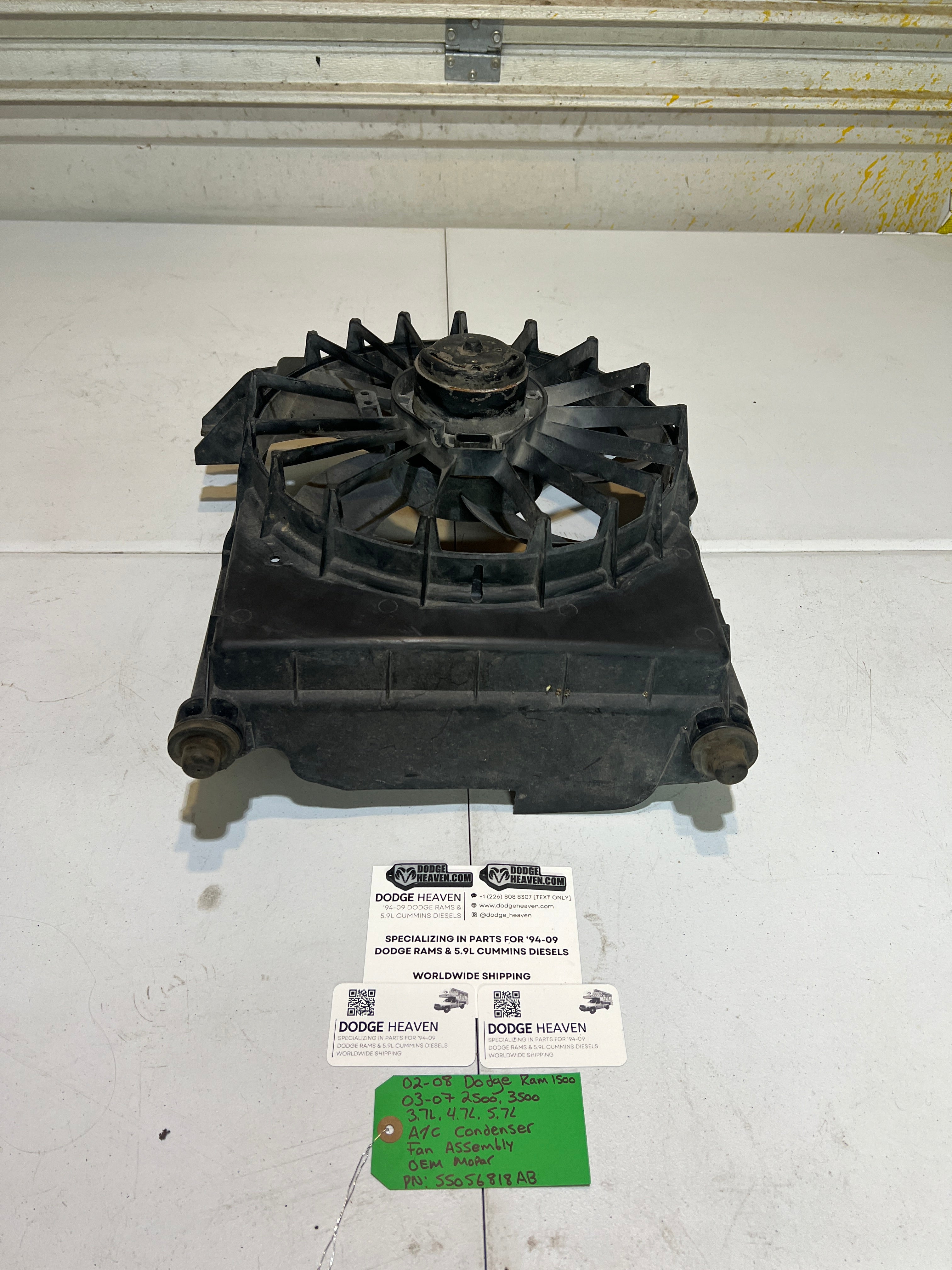 2002-2008 Dodge Ram 1500-3500 A/C Condenser Fan Assembly