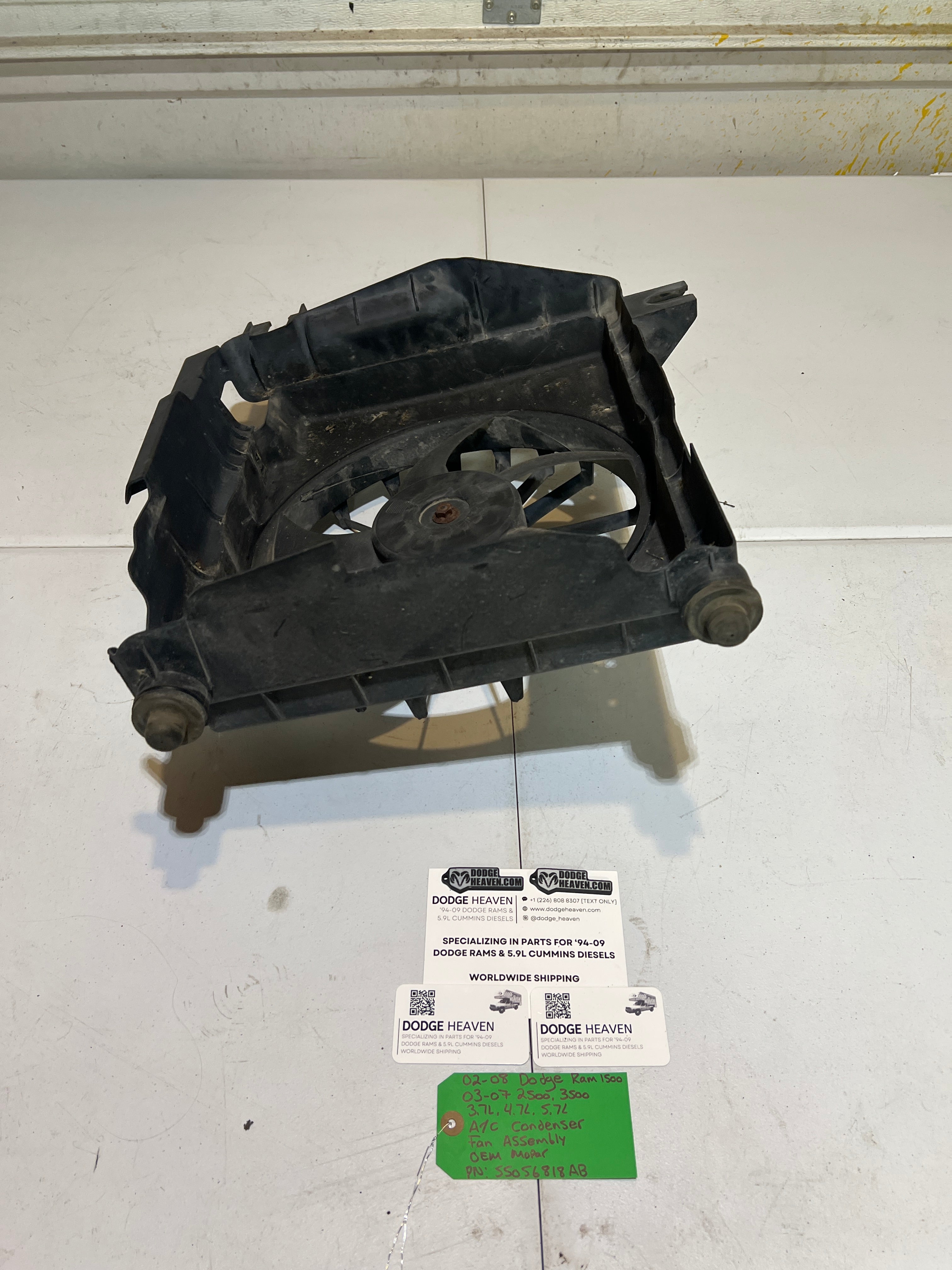 2002-2008 Dodge Ram 1500-3500 A/C Condenser Fan Assembly