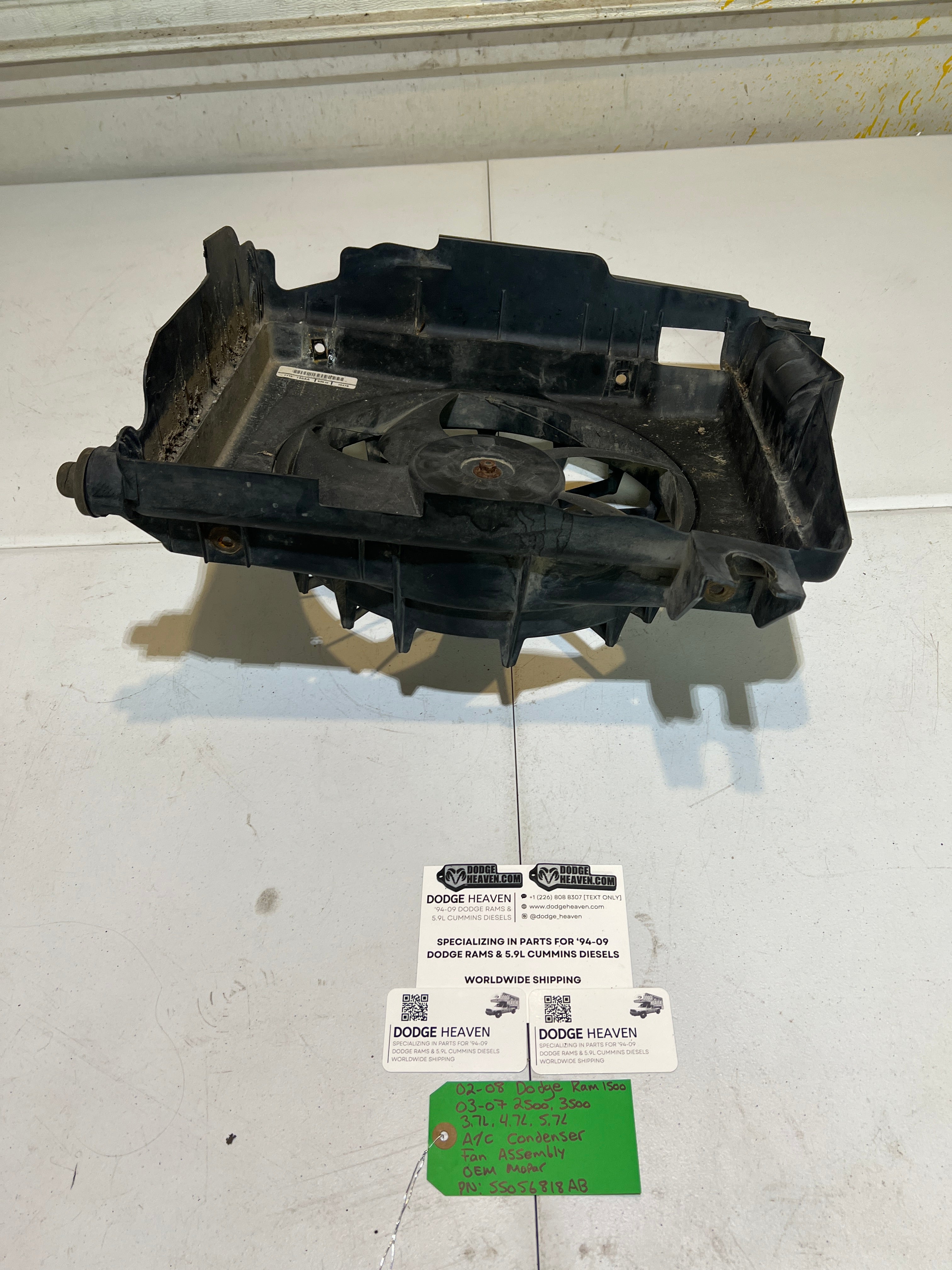 2002-2008 Dodge Ram 1500-3500 A/C Condenser Fan Assembly