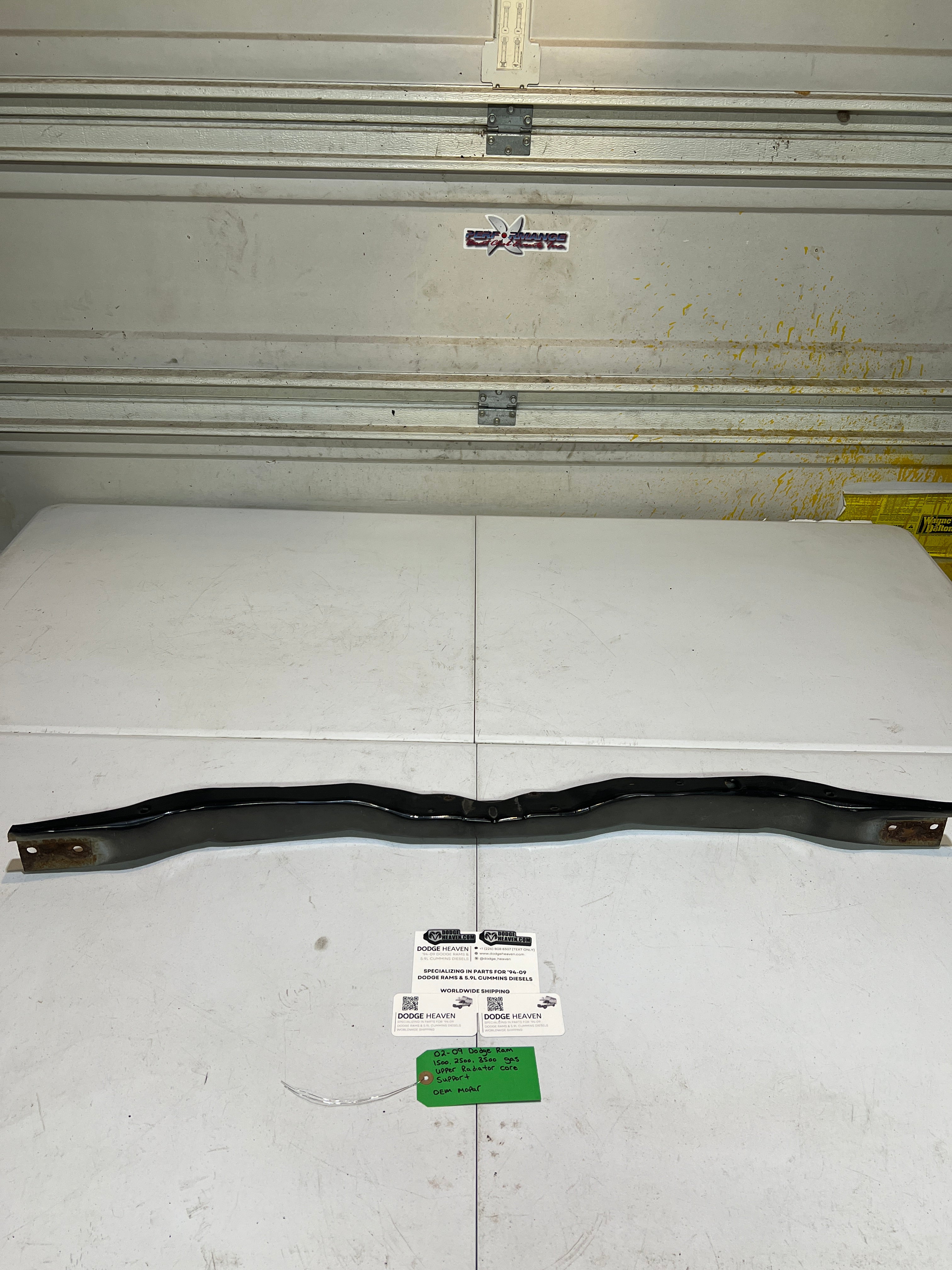 2002-2009 Dodge Ram 1500-3500 Gas Upper Radiator Core Support