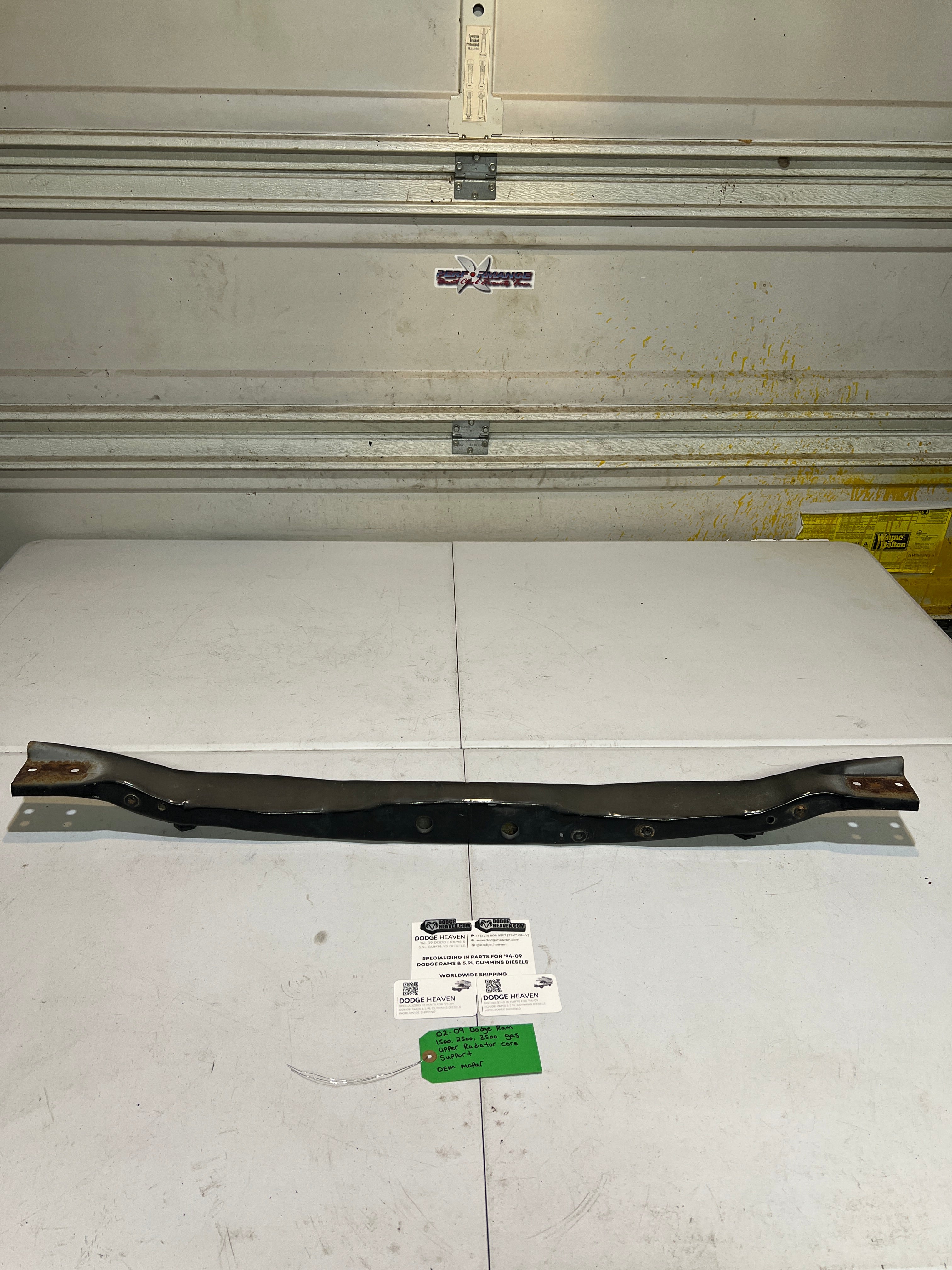 2002-2009 Dodge Ram 1500-3500 Gas Upper Radiator Core Support