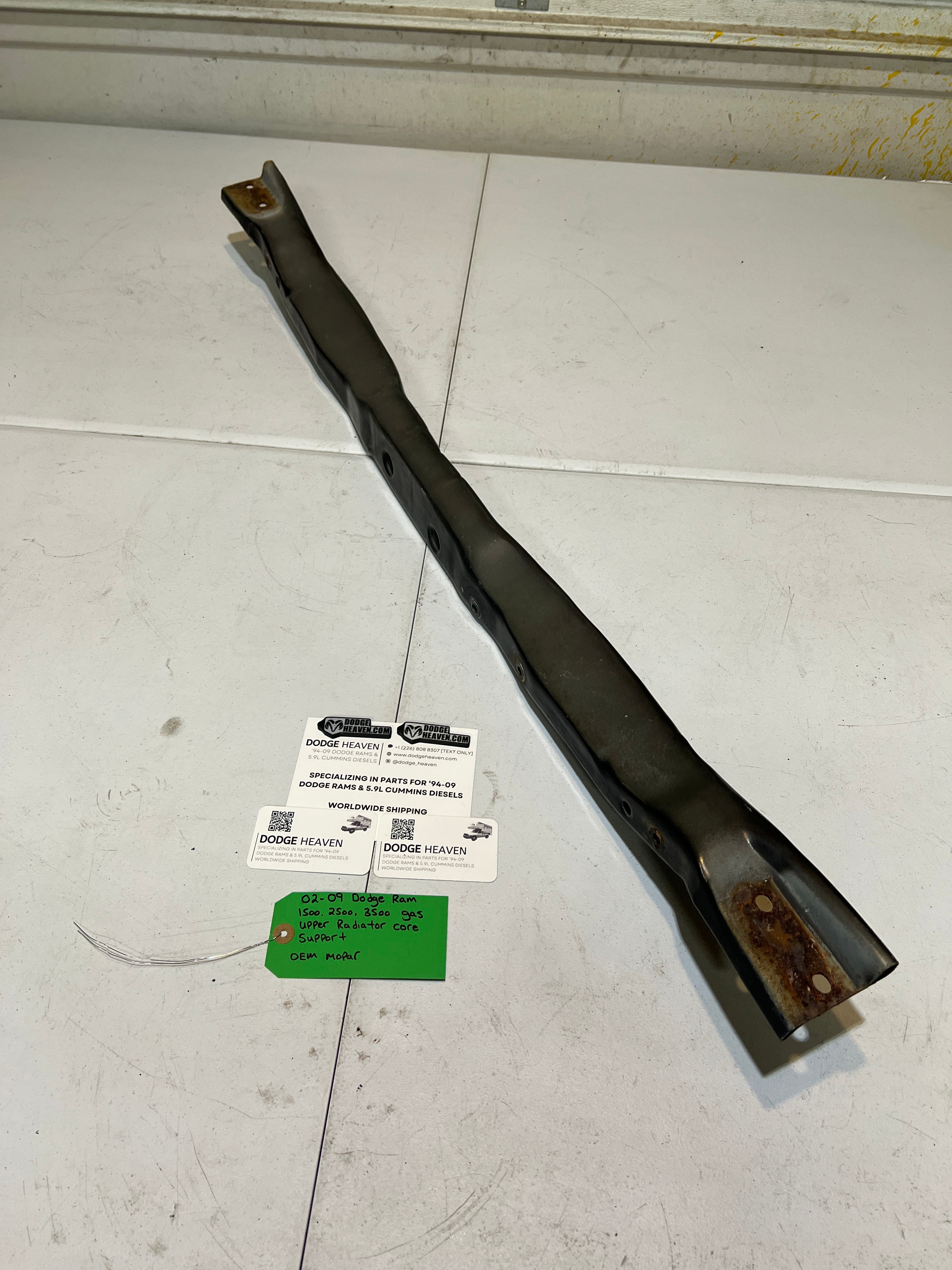 2002-2009 Dodge Ram 1500-3500 Gas Upper Radiator Core Support