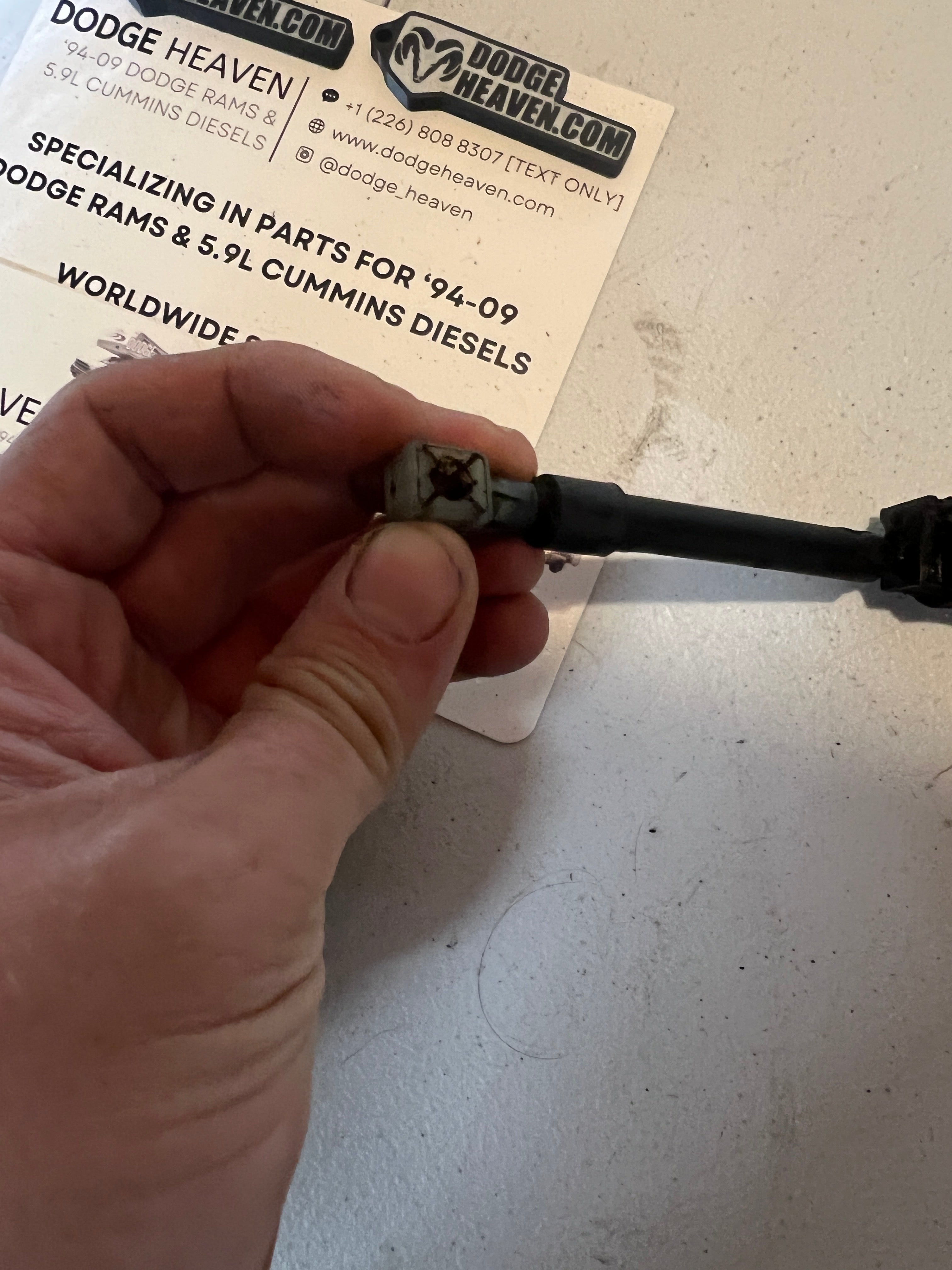 1994-1998 Dodge Ram 12 Valve 5.9L Cummins Transmission Kick Down Cable