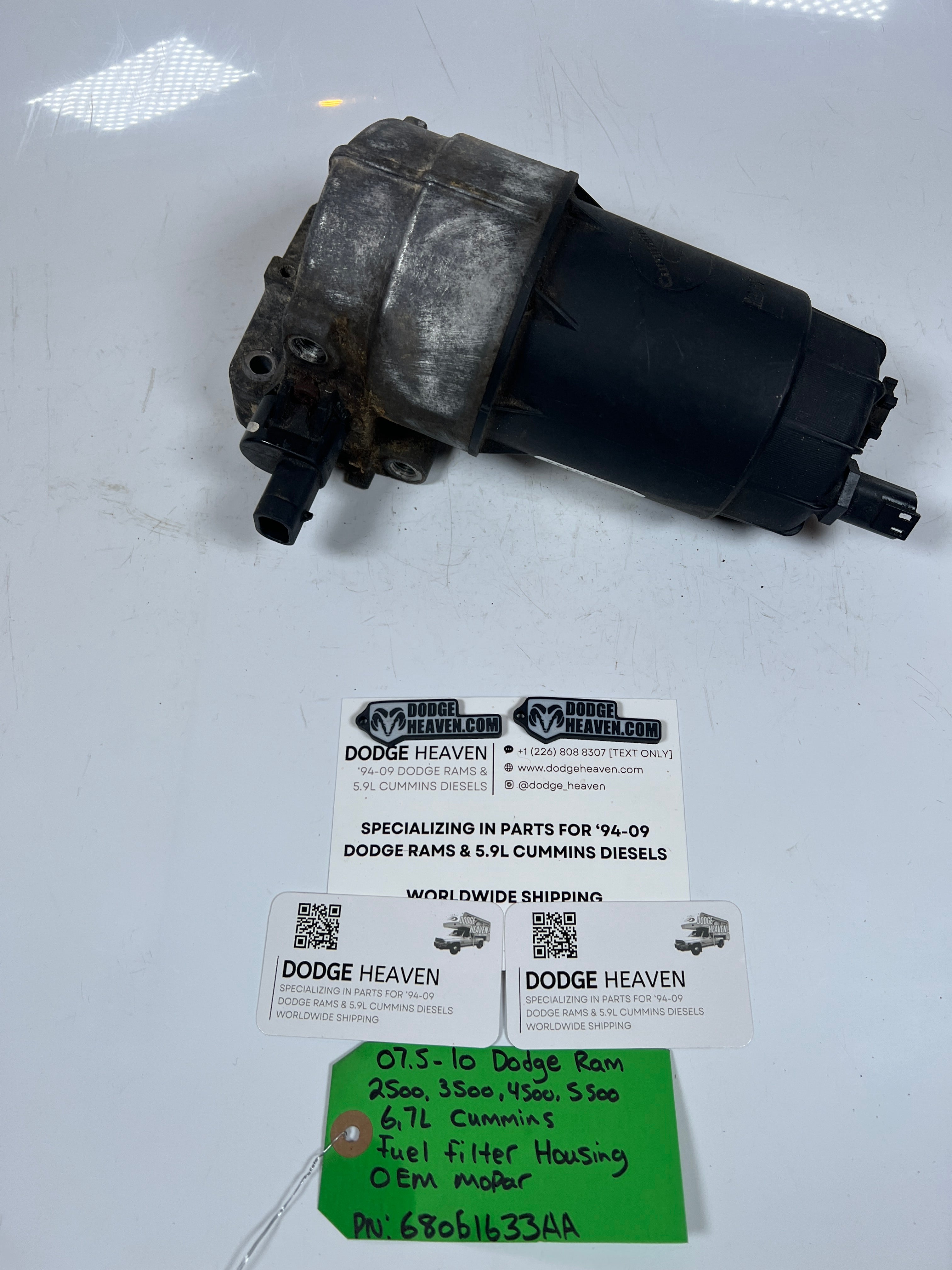 2007.5-2010 Dodge Ram 6.7L Cummins Fuel Filter Housing