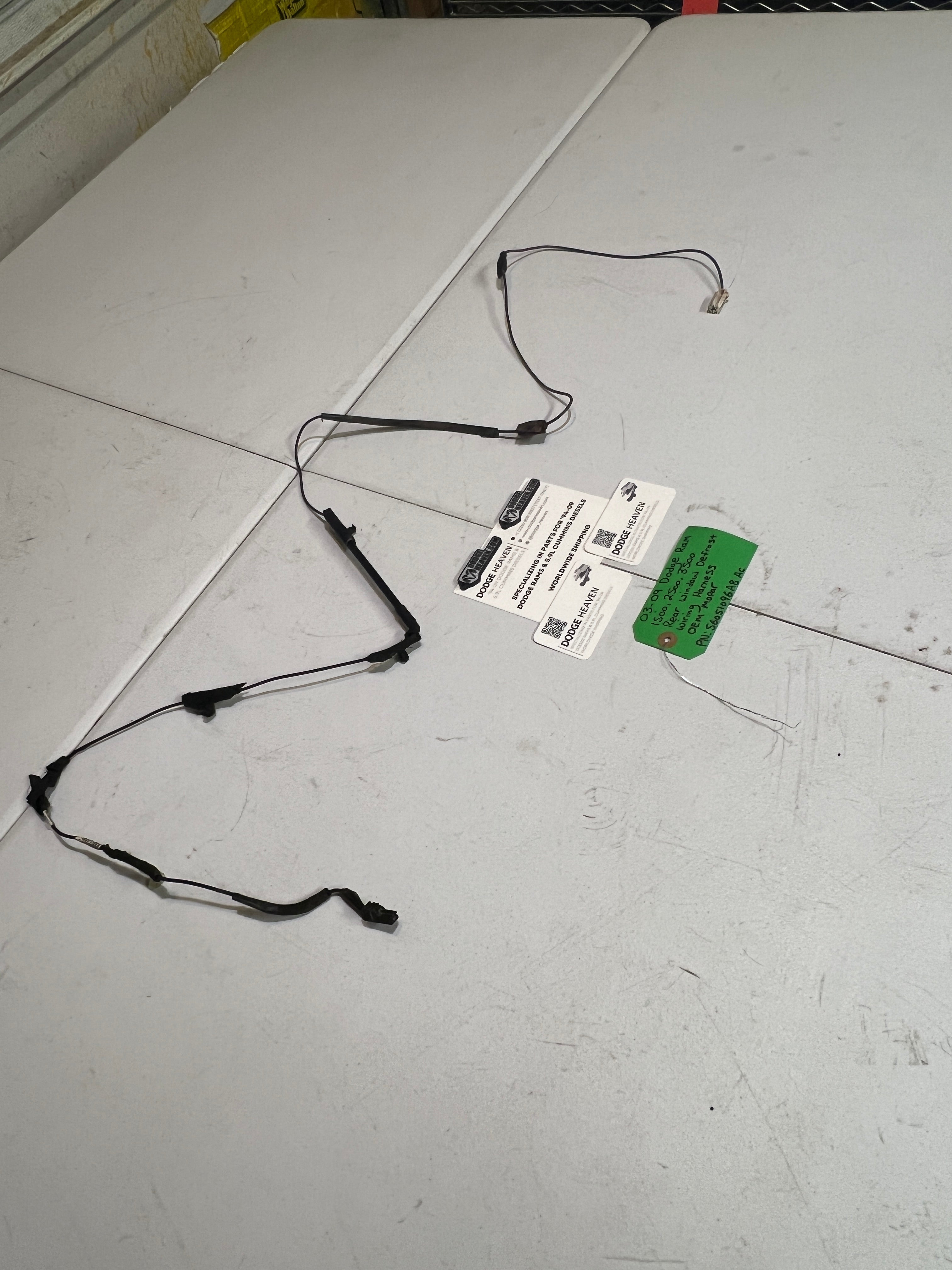 2003-2009 Dodge Ram 1500-3500 Rear Window Defrost Wiring Harness