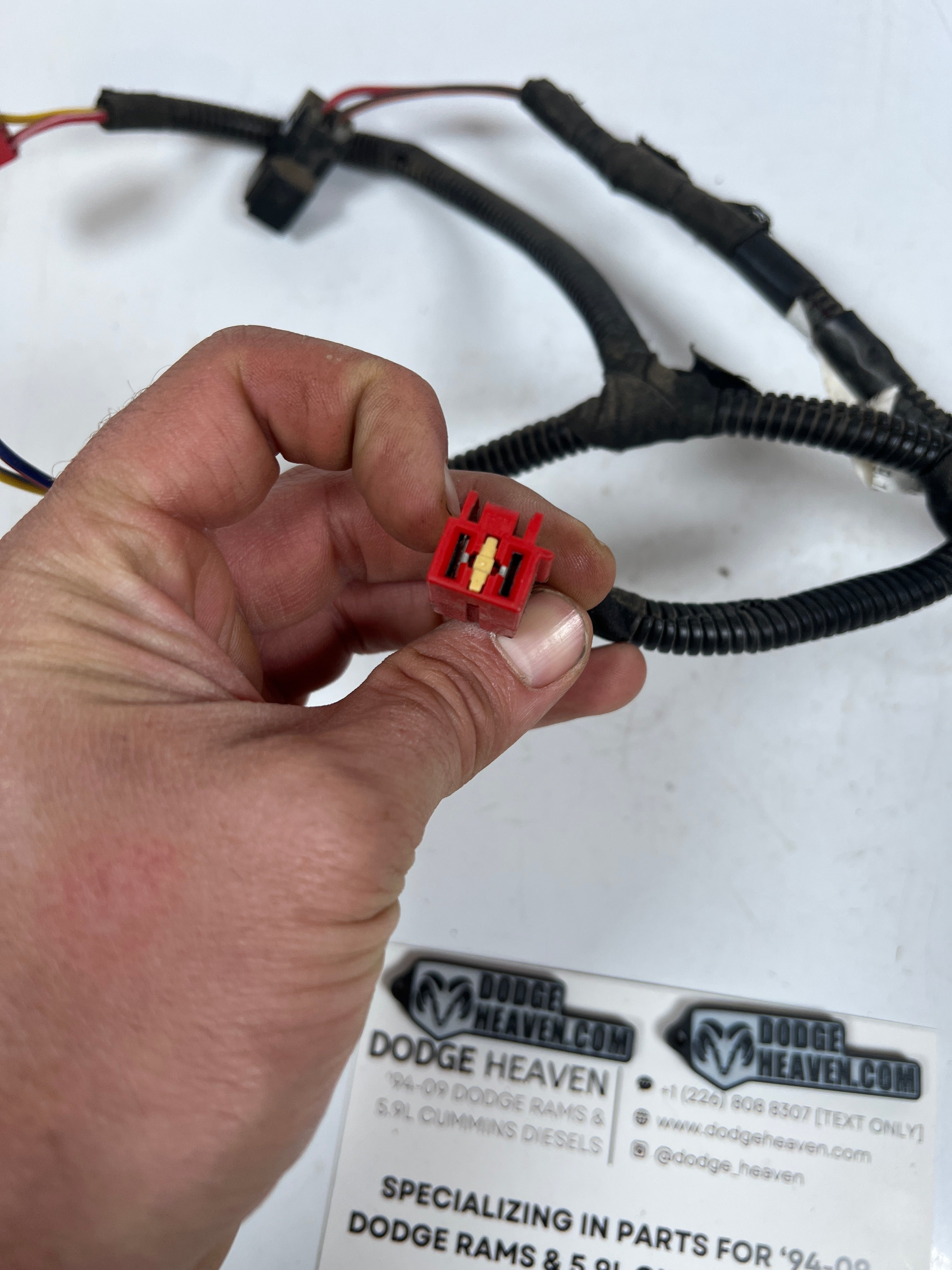 1994-1997 Dodge Ram Driver-Side Power Seat Wiring Harness & Switch (OEM)