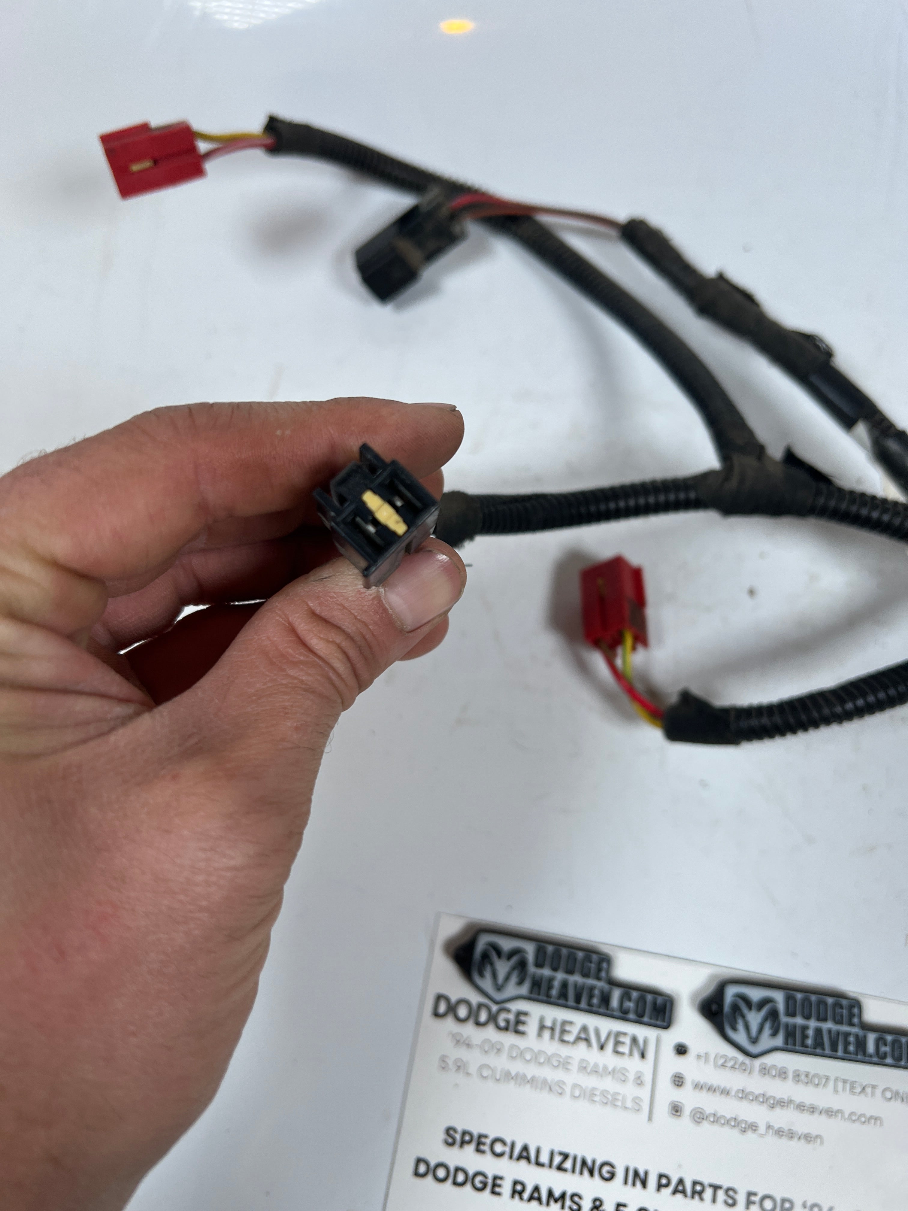1994-1997 Dodge Ram Driver-Side Power Seat Wiring Harness & Switch (OEM)