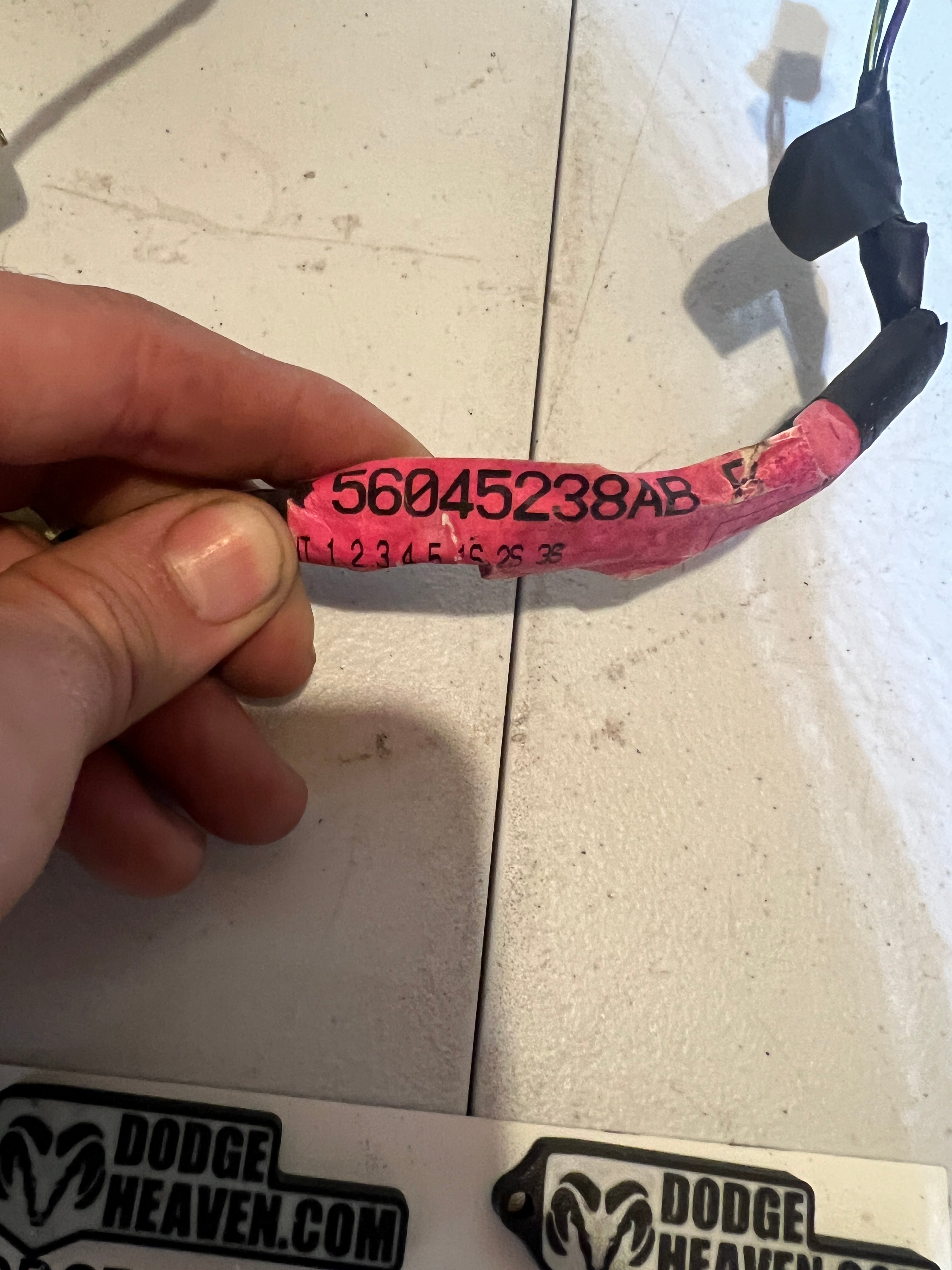 1999-2002 Dodge Ram Driver Door Wiring Harness Power Mirror