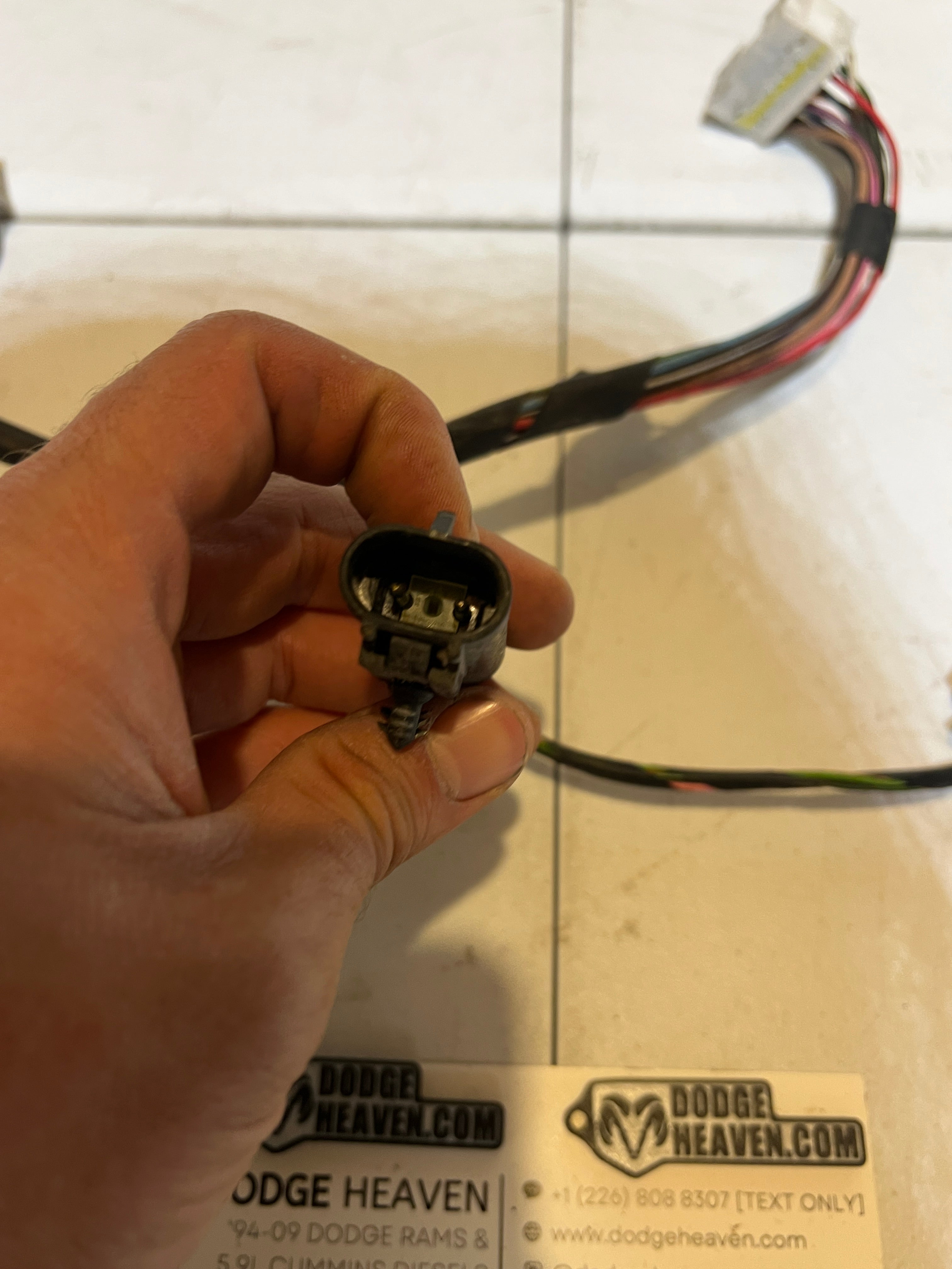 1998-2002 Ram 1500 2500 3500 Driver-Side Door Harness w/ Infinity (OEM)