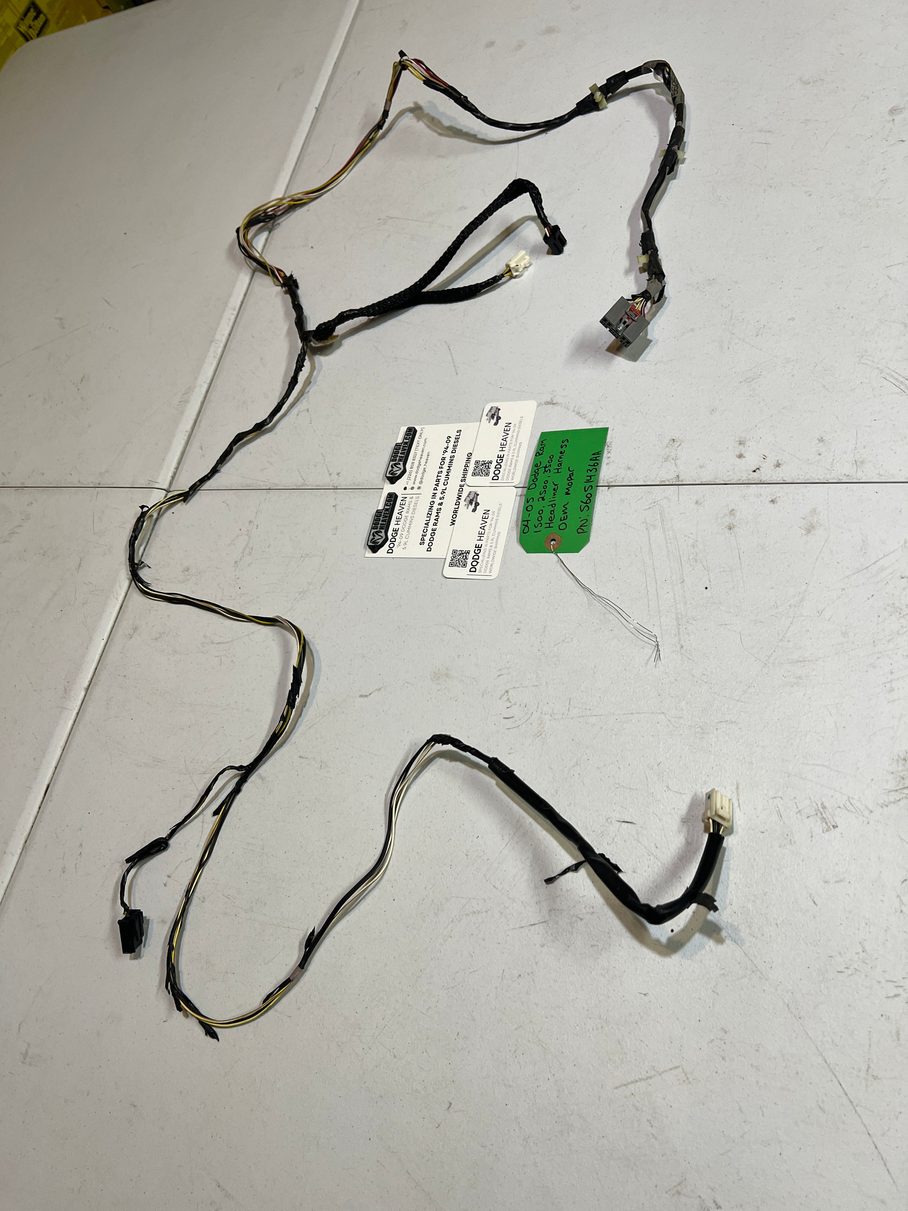2004-2005 Dodge Ram 1500-3500 Headliner Wiring Harness