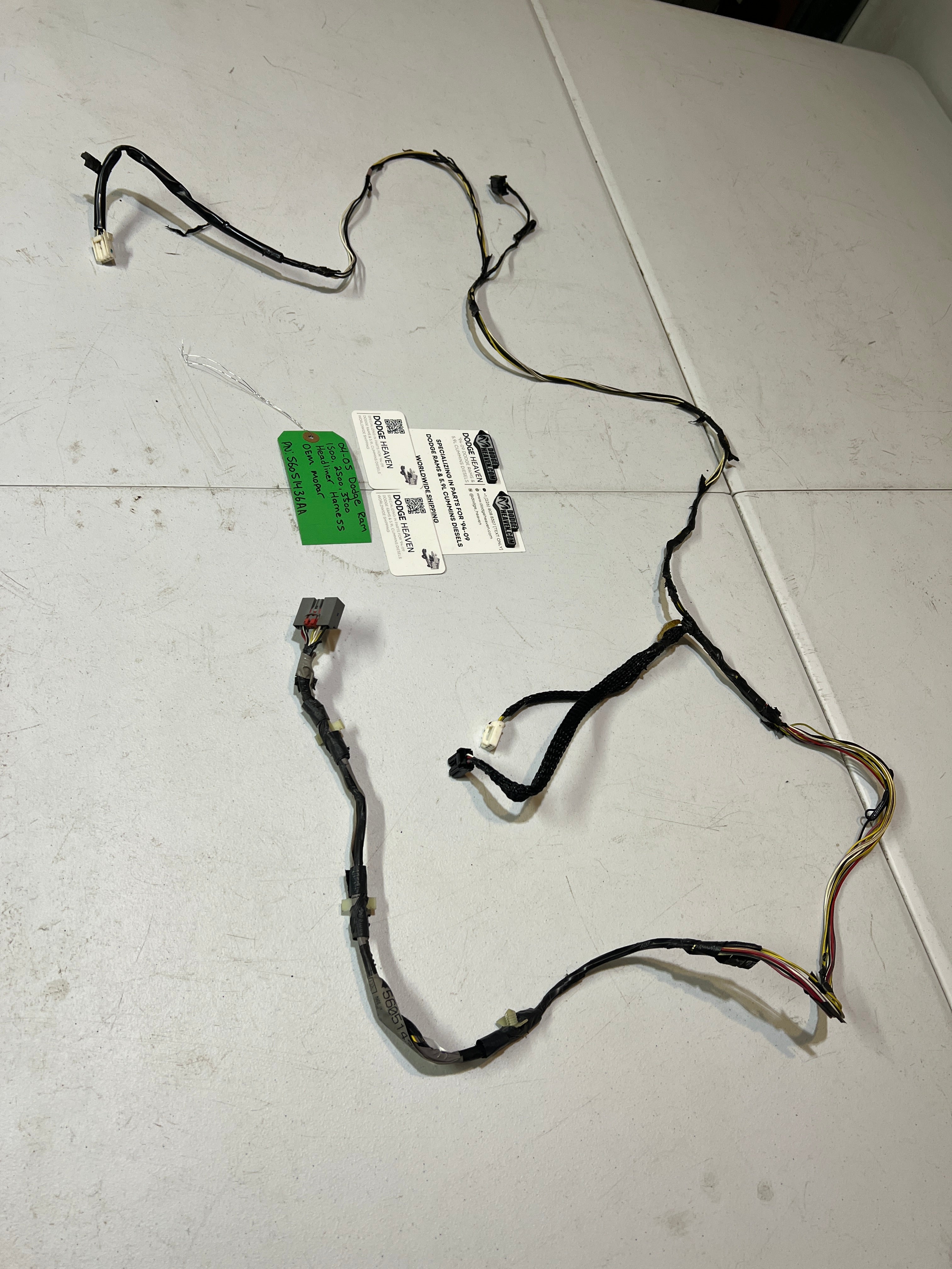 2004-2005 Dodge Ram 1500-3500 Headliner Wiring Harness
