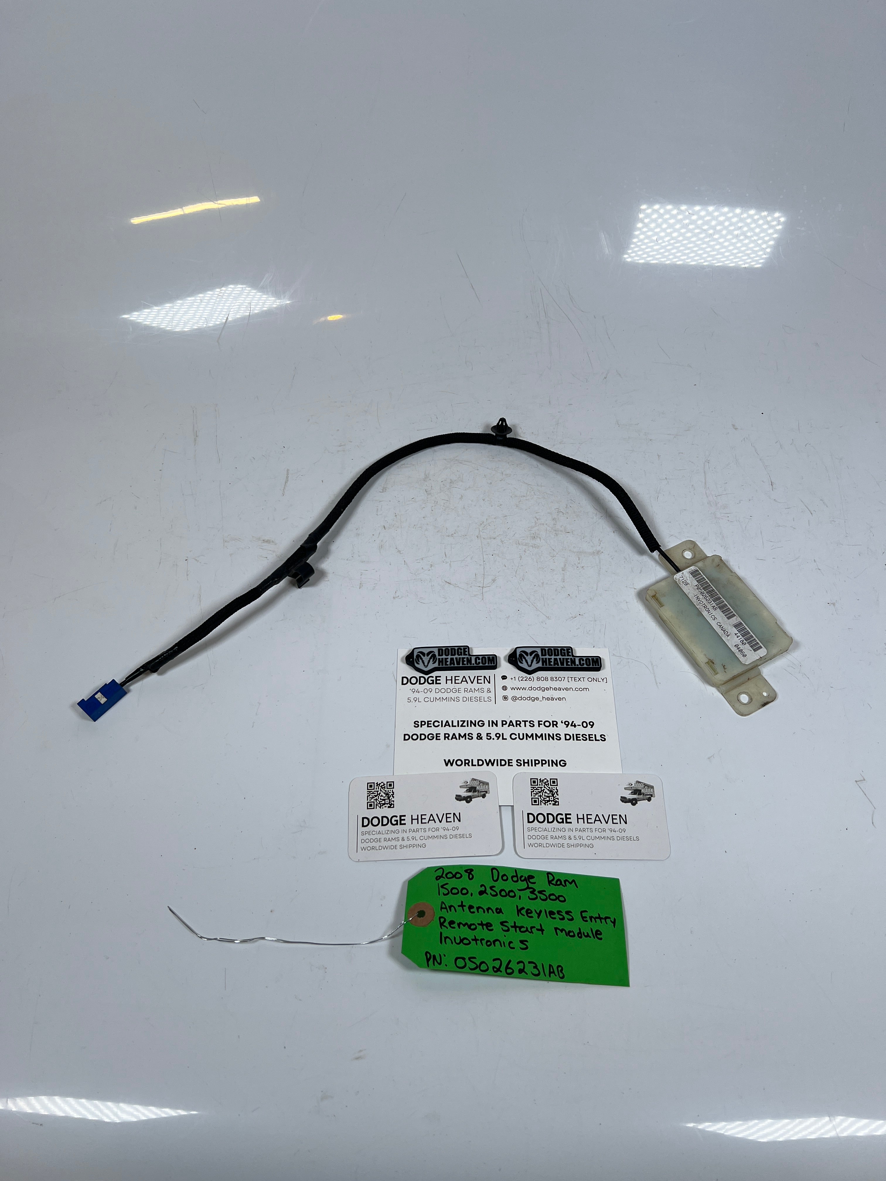2008-2008 Dodge Ram Keyless Entry Remote Start Antenna Module