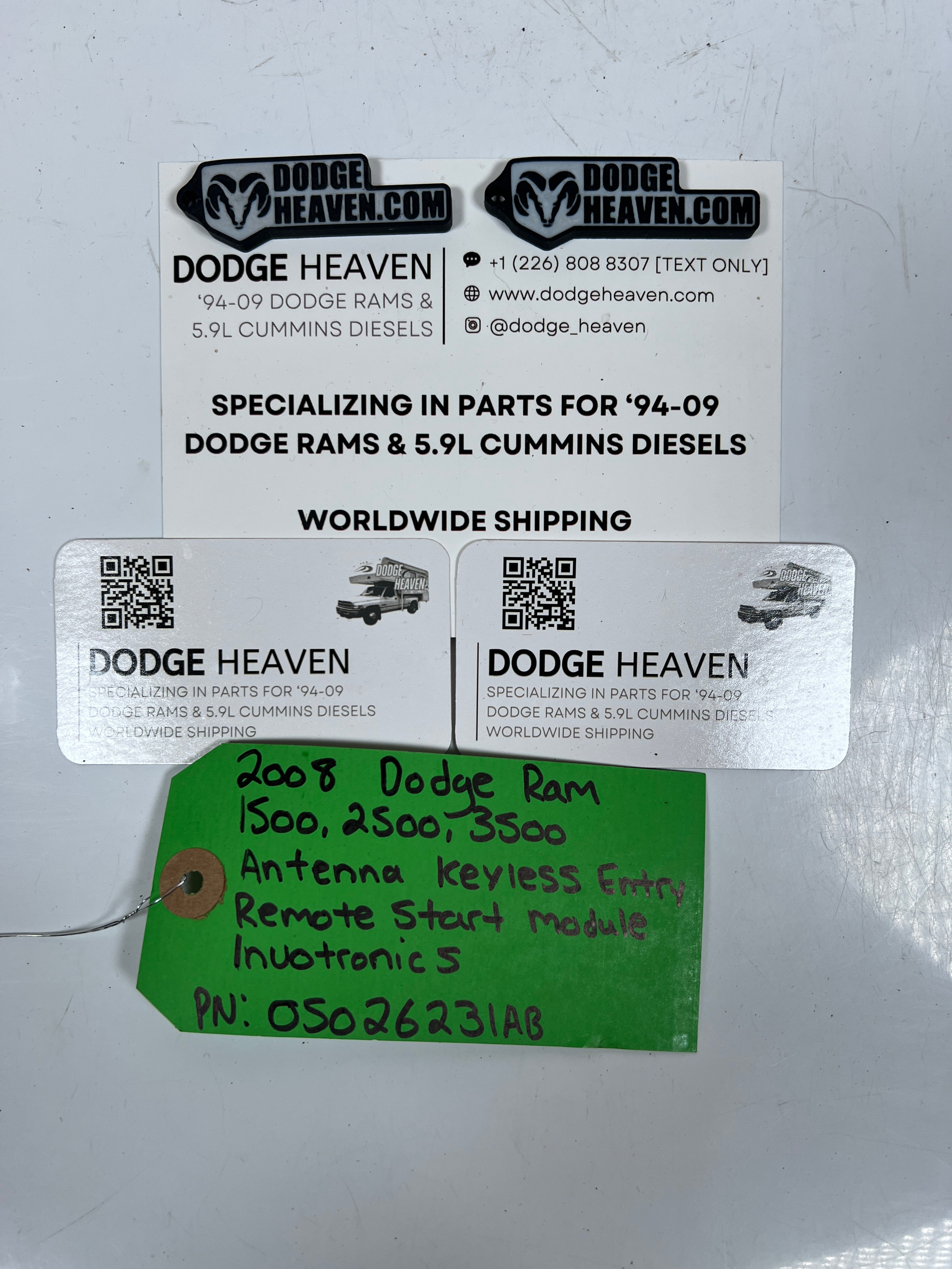 2008-2008 Dodge Ram Keyless Entry Remote Start Antenna Module