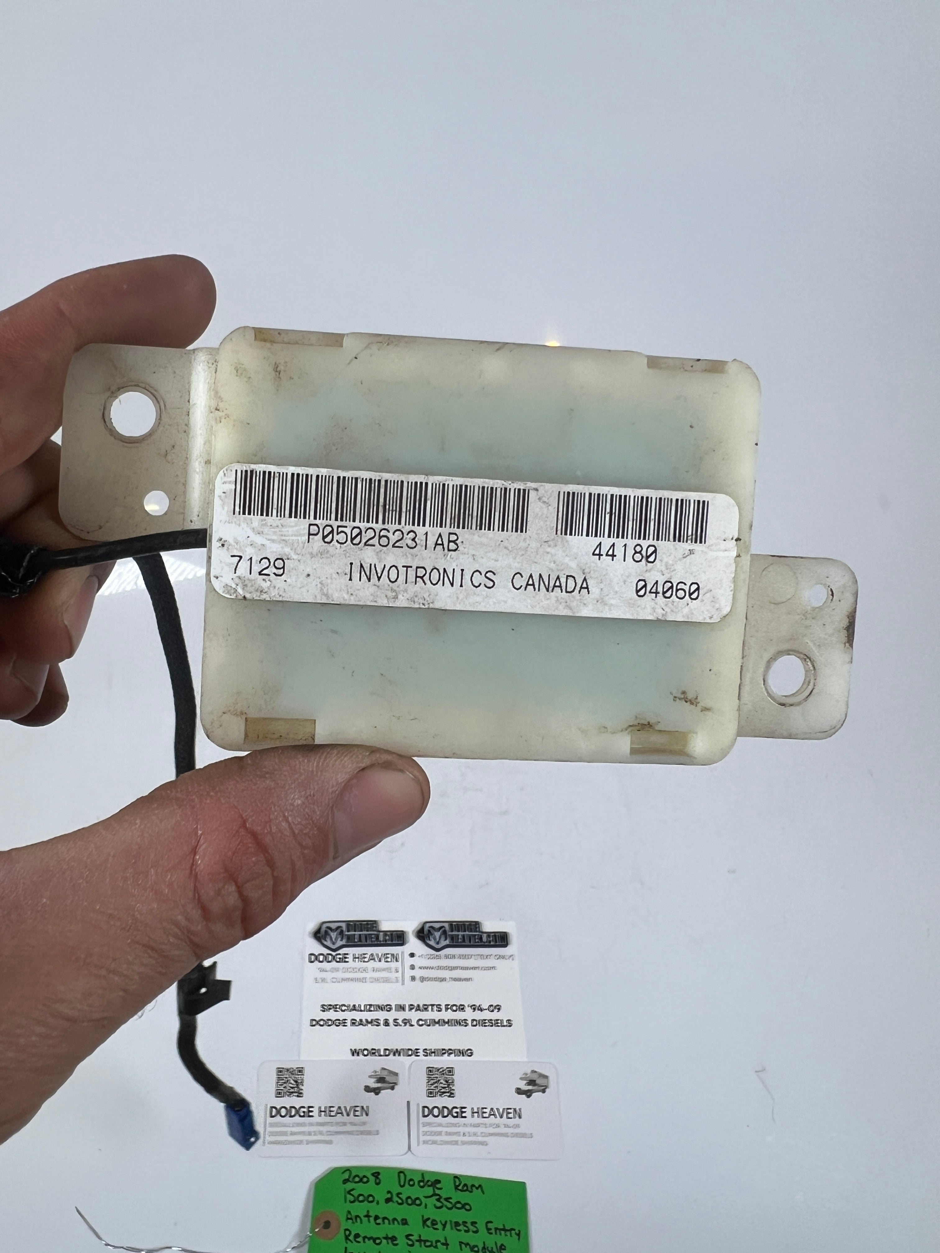 2008-2008 Dodge Ram Keyless Entry Remote Start Antenna Module