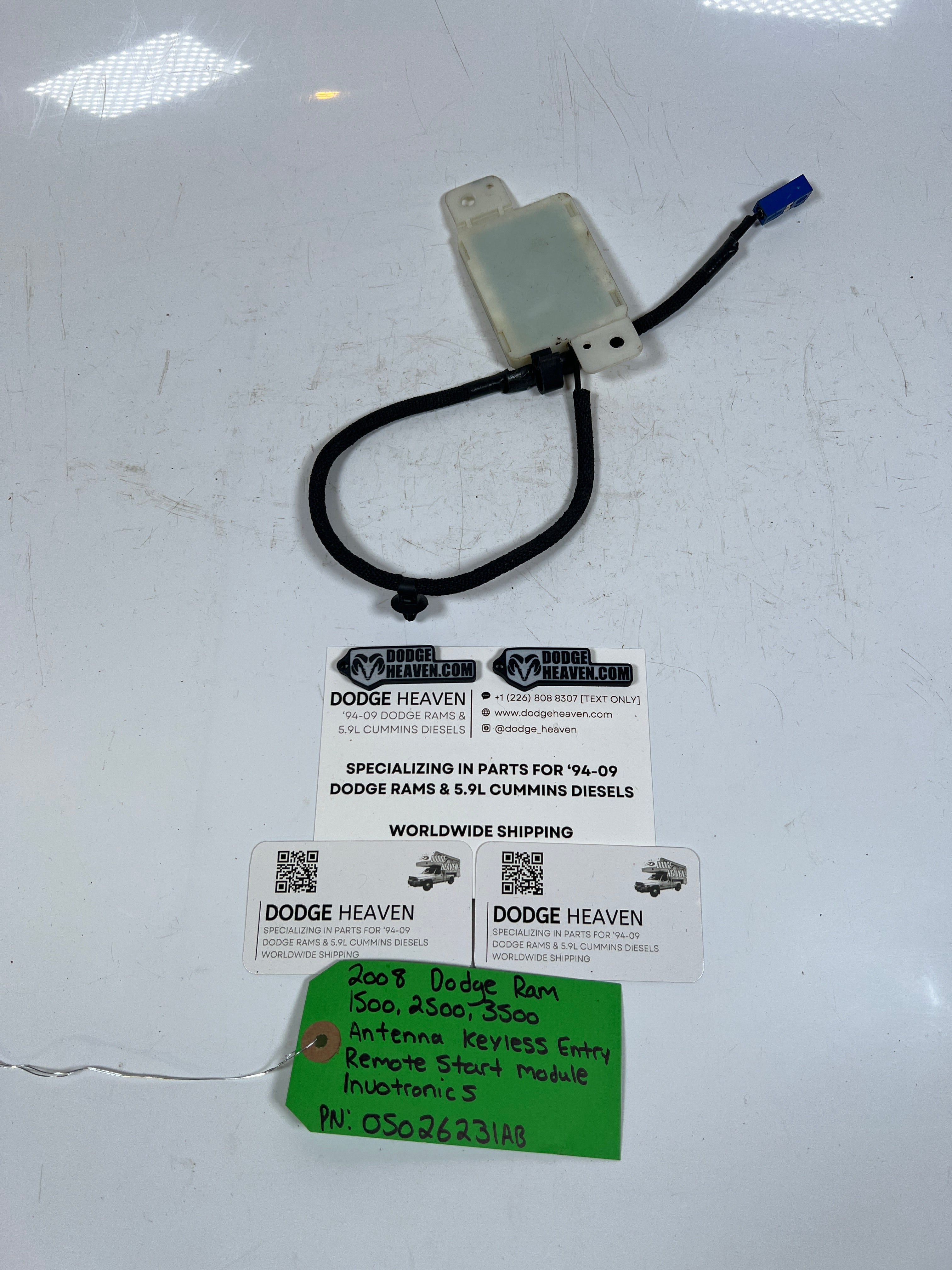2008-2008 Dodge Ram Keyless Entry Remote Start Antenna Module