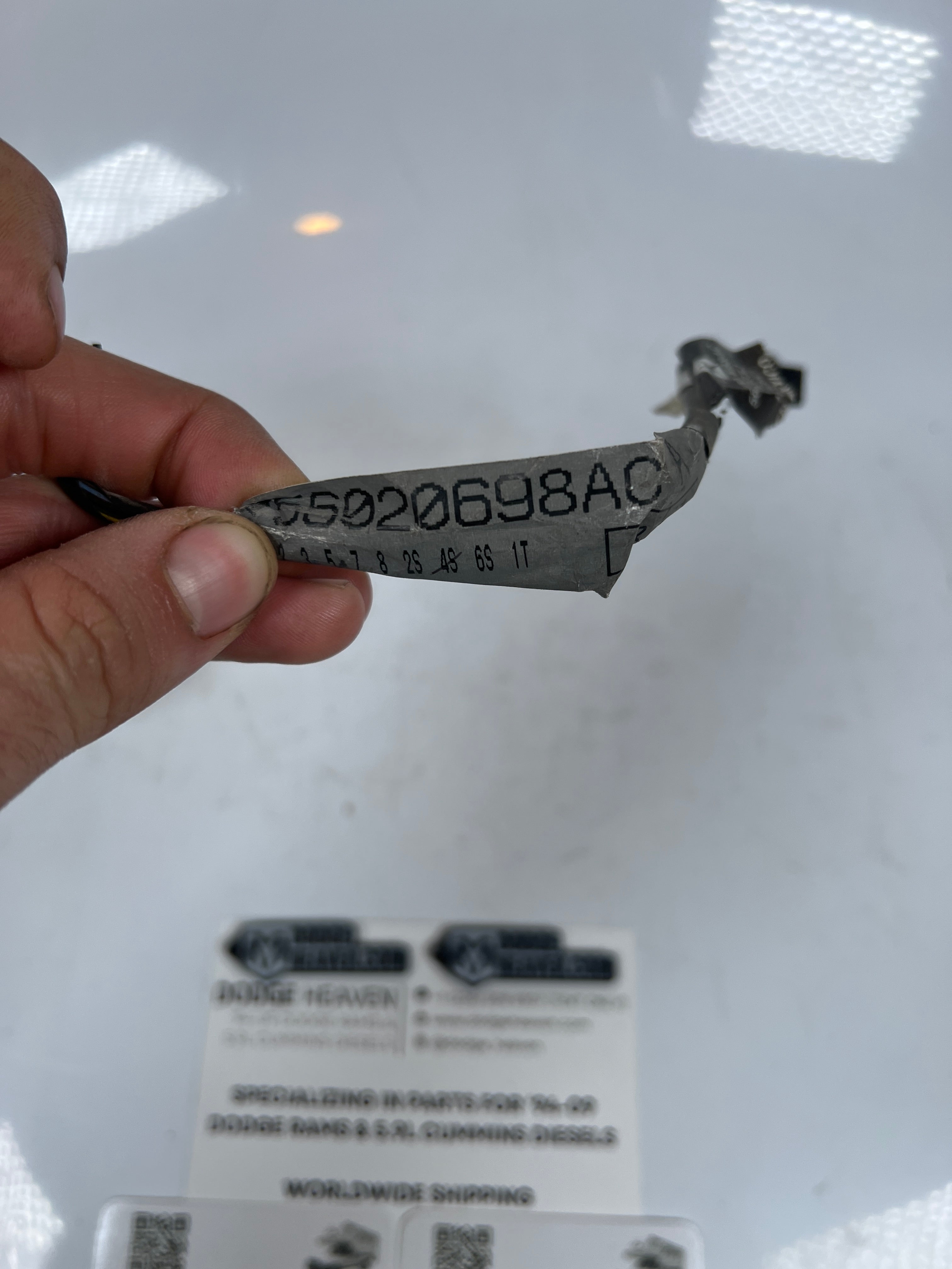 1998-2002 Dodge Ram 1500 2500 3500 Rear Door Speaker Wire Harness (OEM)