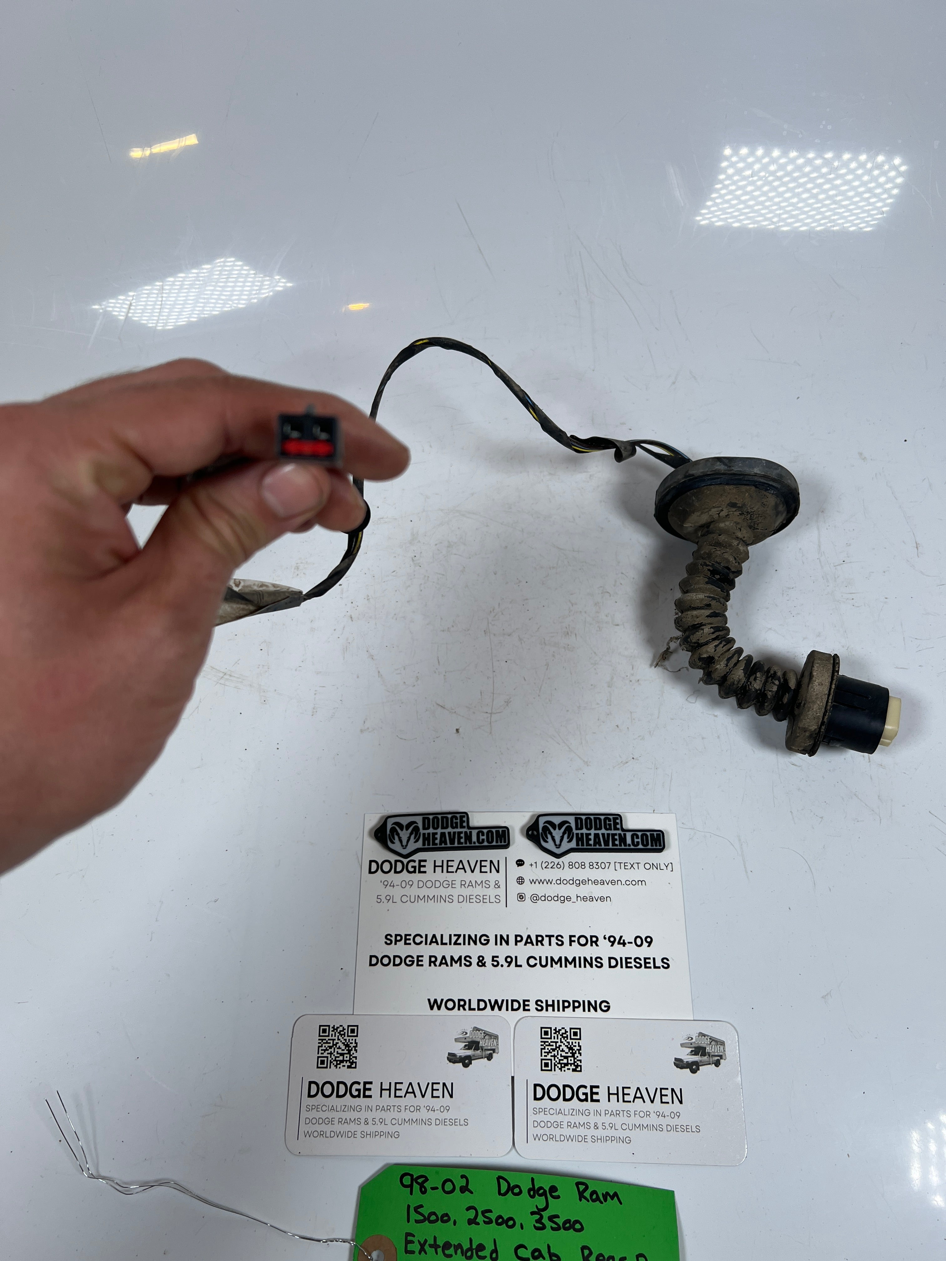 1998-2002 Dodge Ram 1500 2500 3500 Rear Door Speaker Wire Harness (OEM)