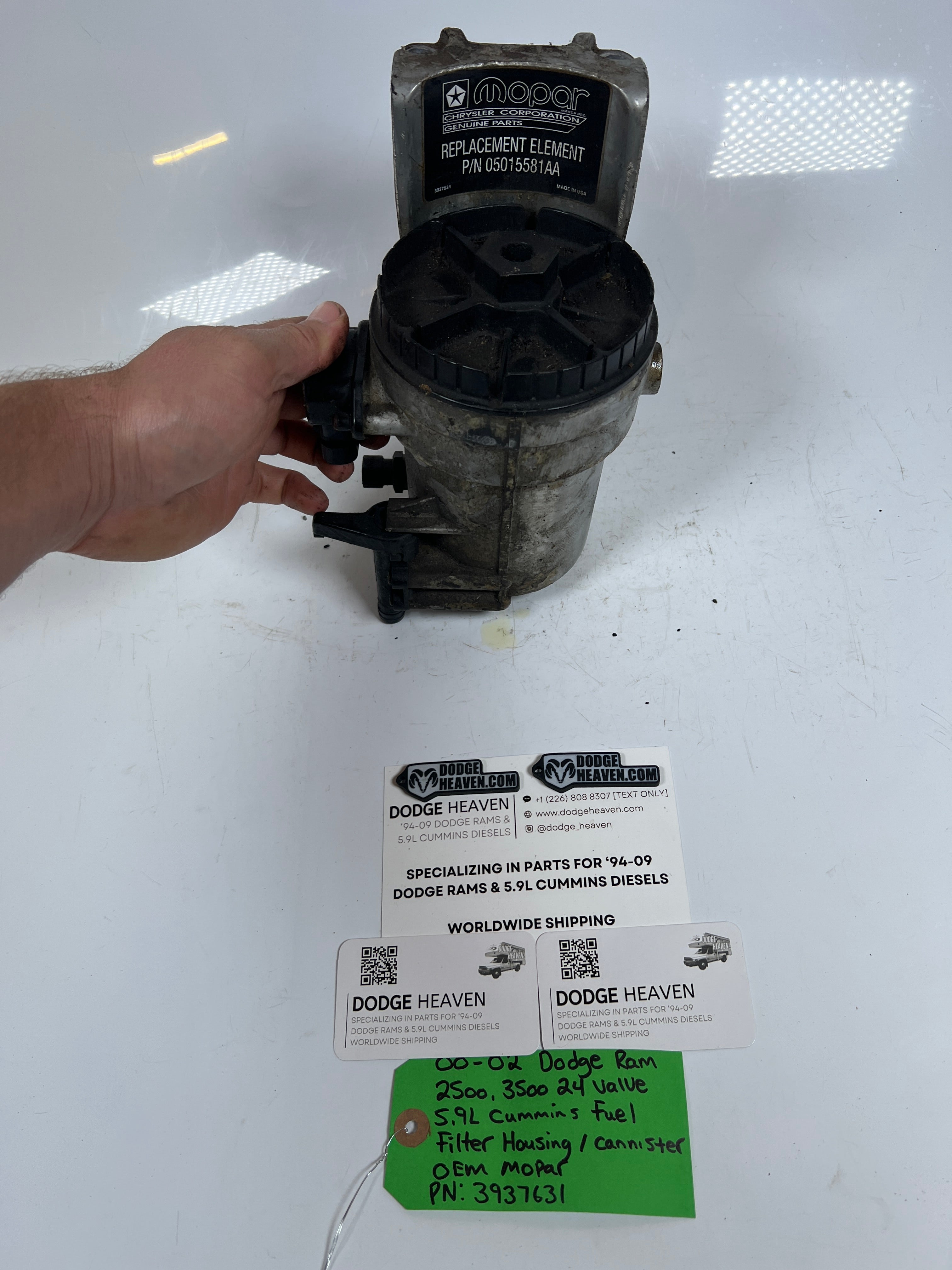 2000-2002 Dodge Ram 2500/3500 5.9L 24V Cummins Fuel Filter Housing