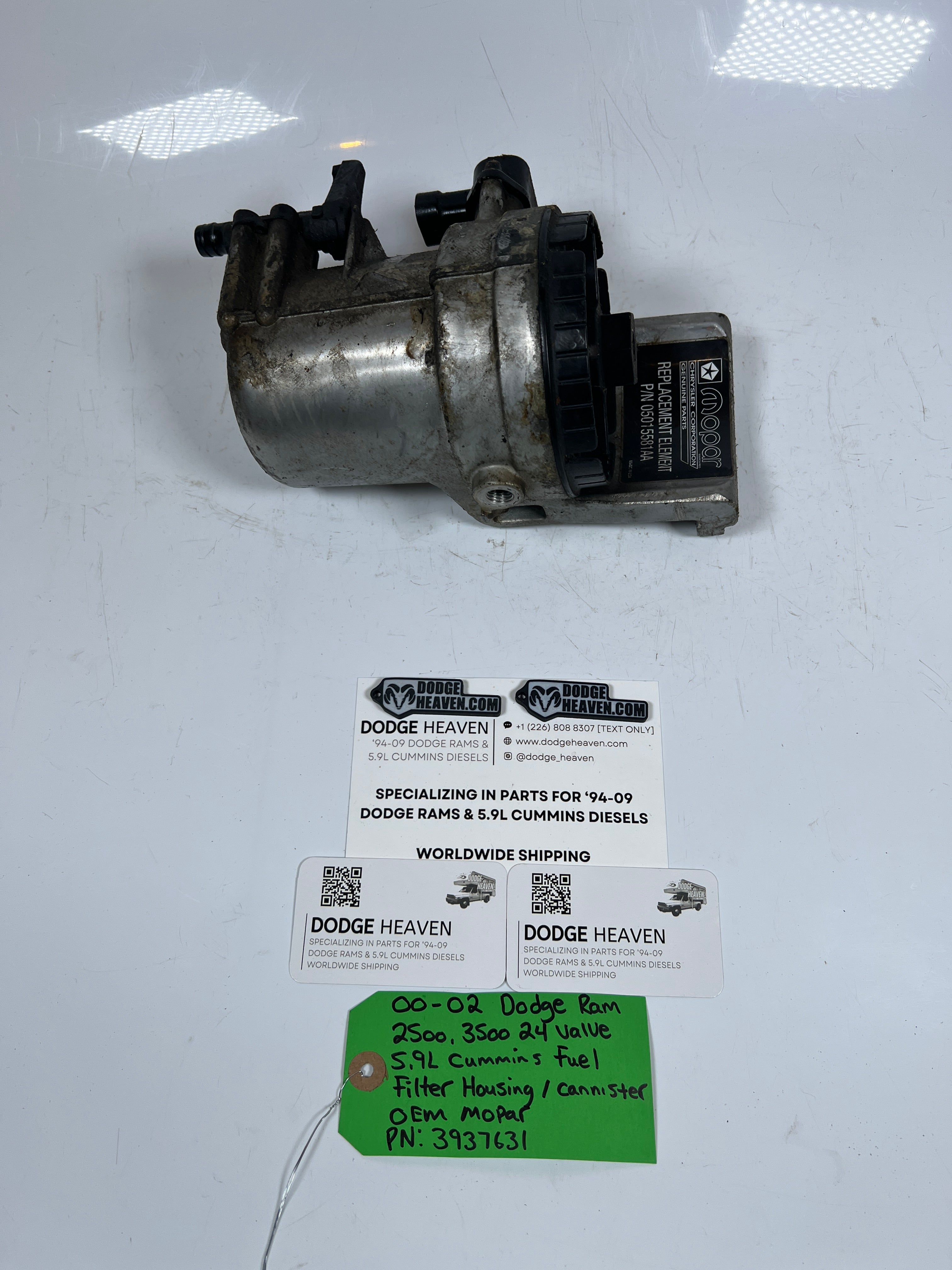 2000-2002 Dodge Ram 2500/3500 5.9L 24V Cummins Fuel Filter Housing