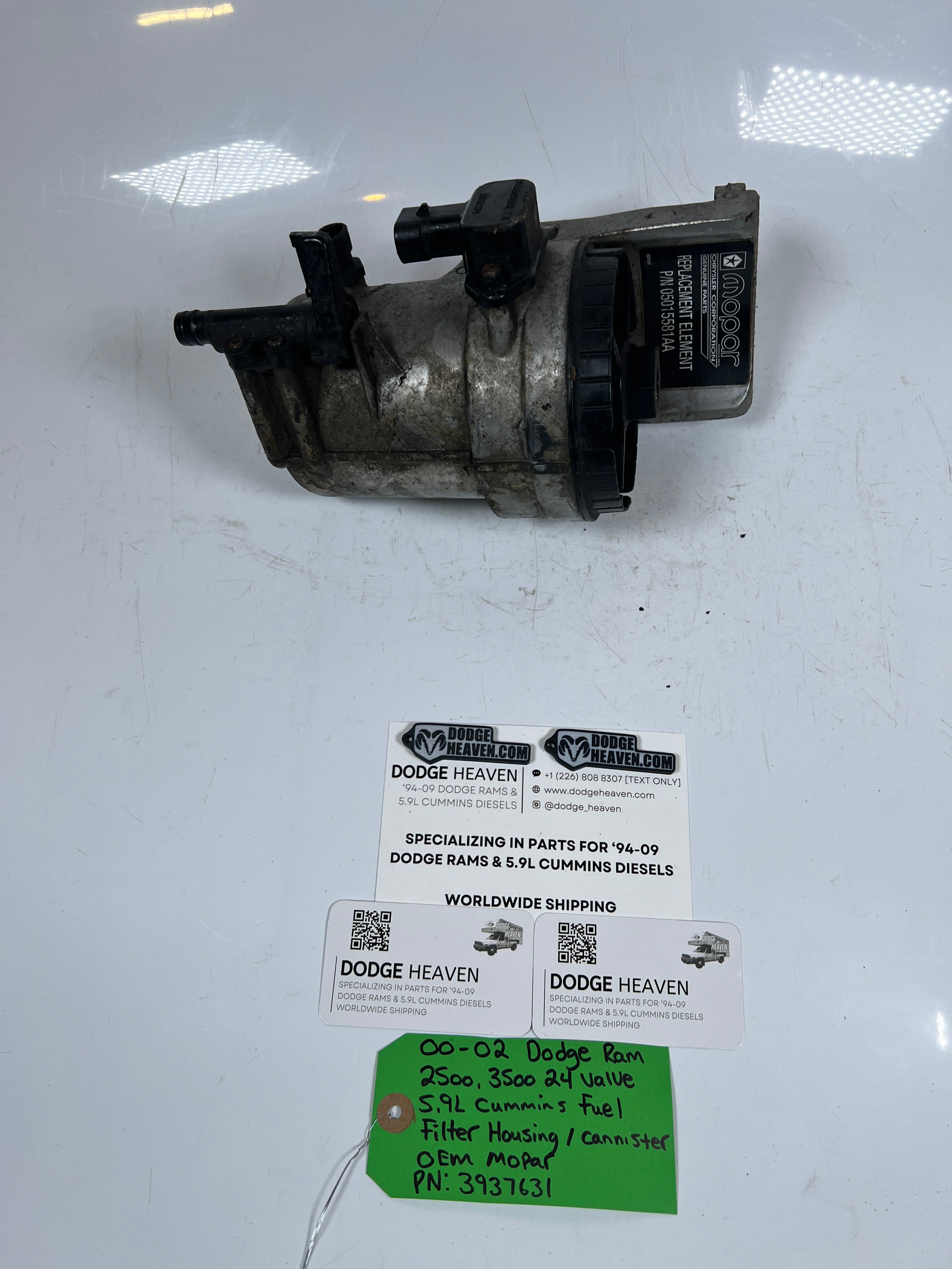 2000-2002 Dodge Ram 2500/3500 5.9L 24V Cummins Fuel Filter Housing