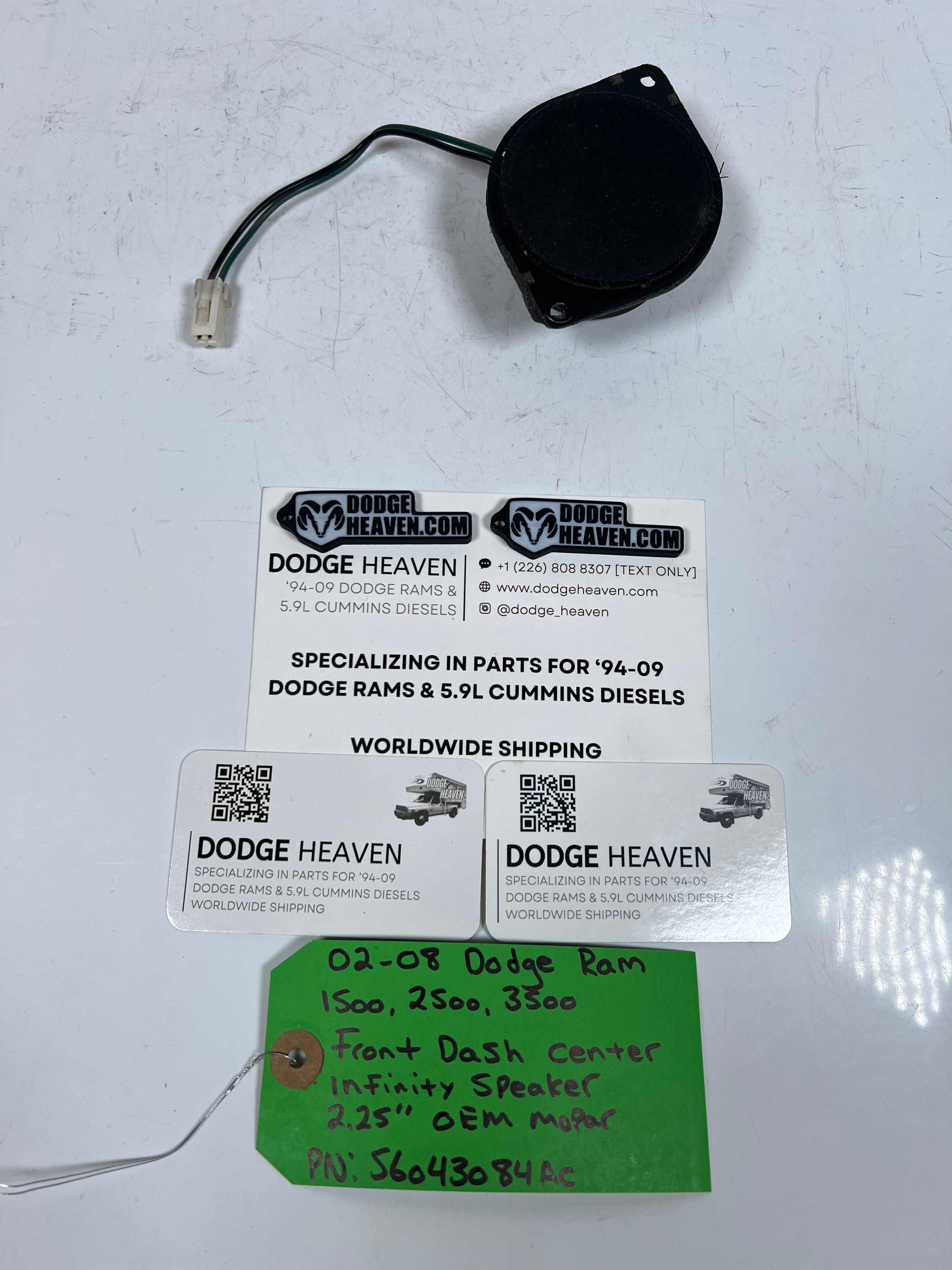2002-2008 Dodge Ram 1500-3500 Front Dash Center Infinity Speaker