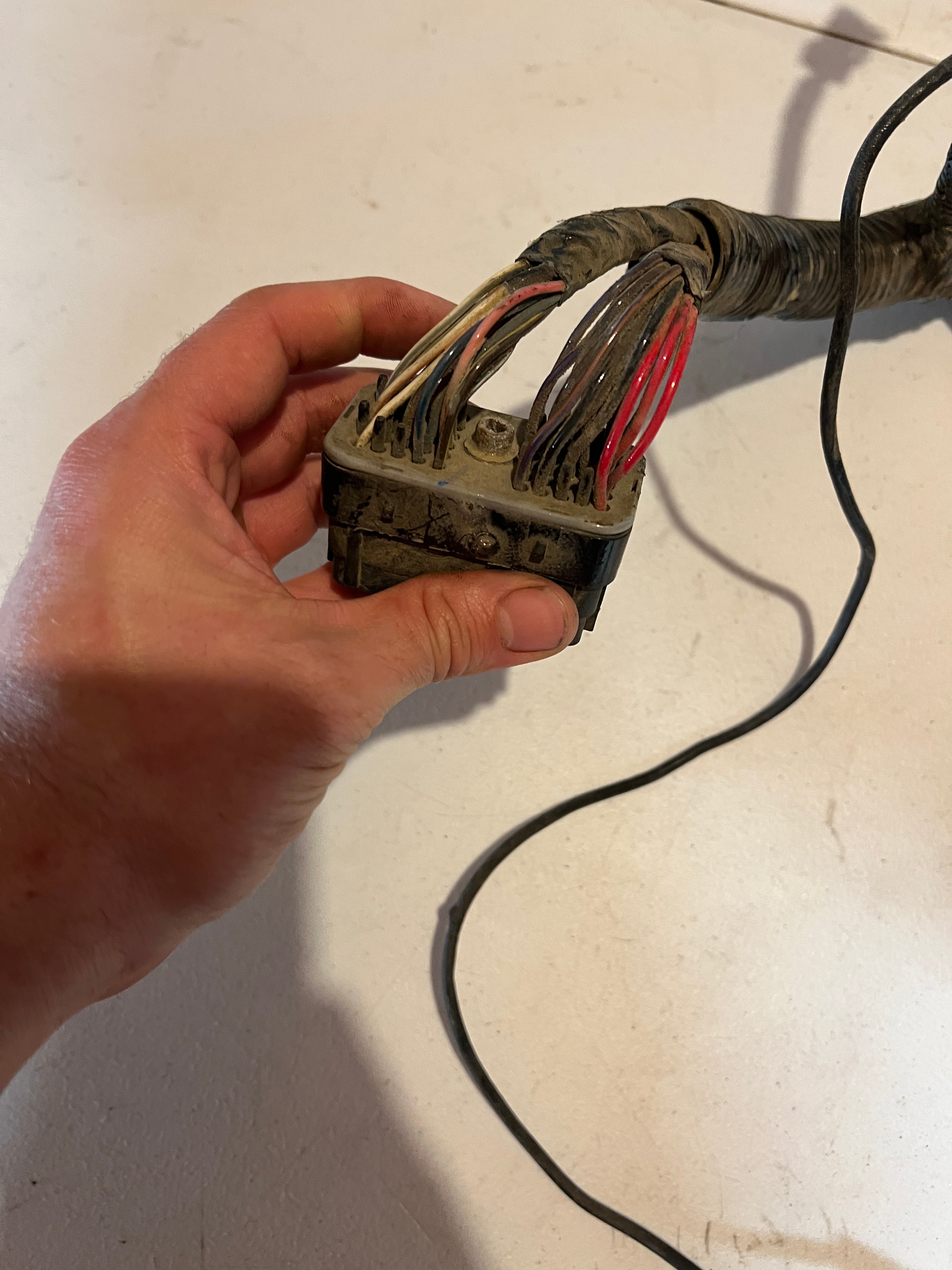 2008-2008 Dodge Ram 6.7L Cummins ECM Engine Wiring Harness Rear