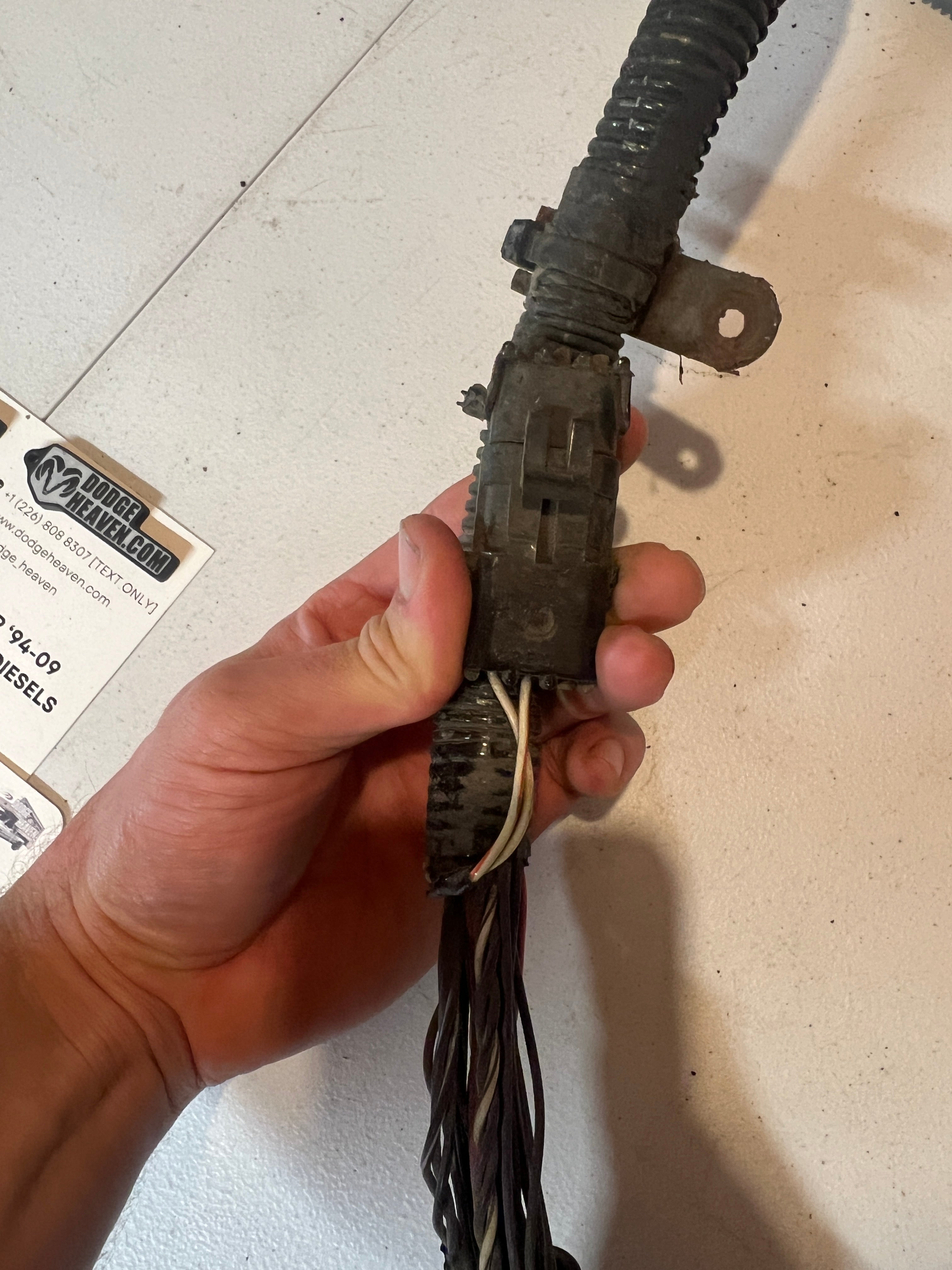 2008-2008 Dodge Ram 6.7L Cummins ECM Engine Wiring Harness Rear