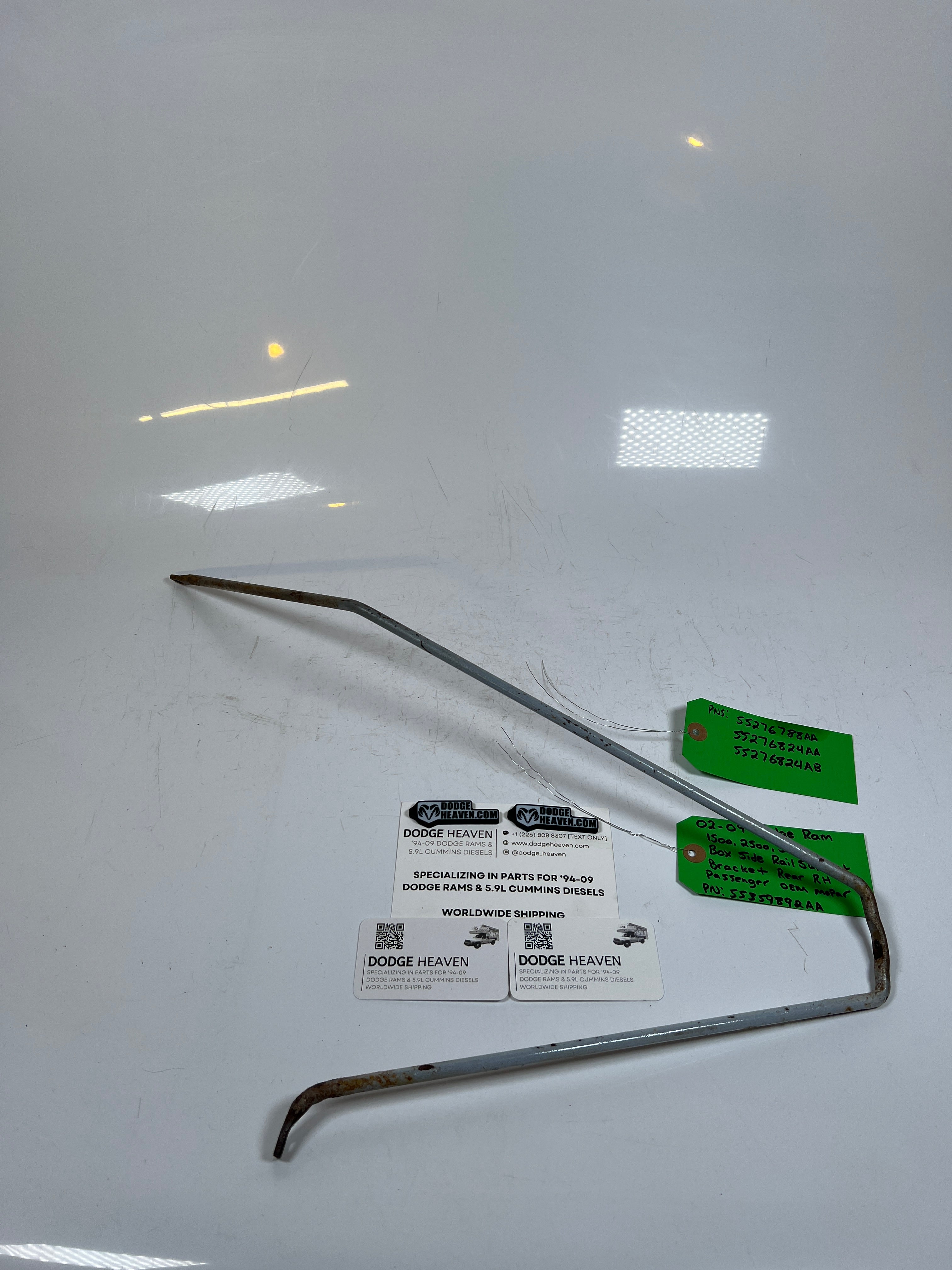 2002-2009 Dodge Ram 1500-3500 Box Side Rail Support Bracket Rear RH
