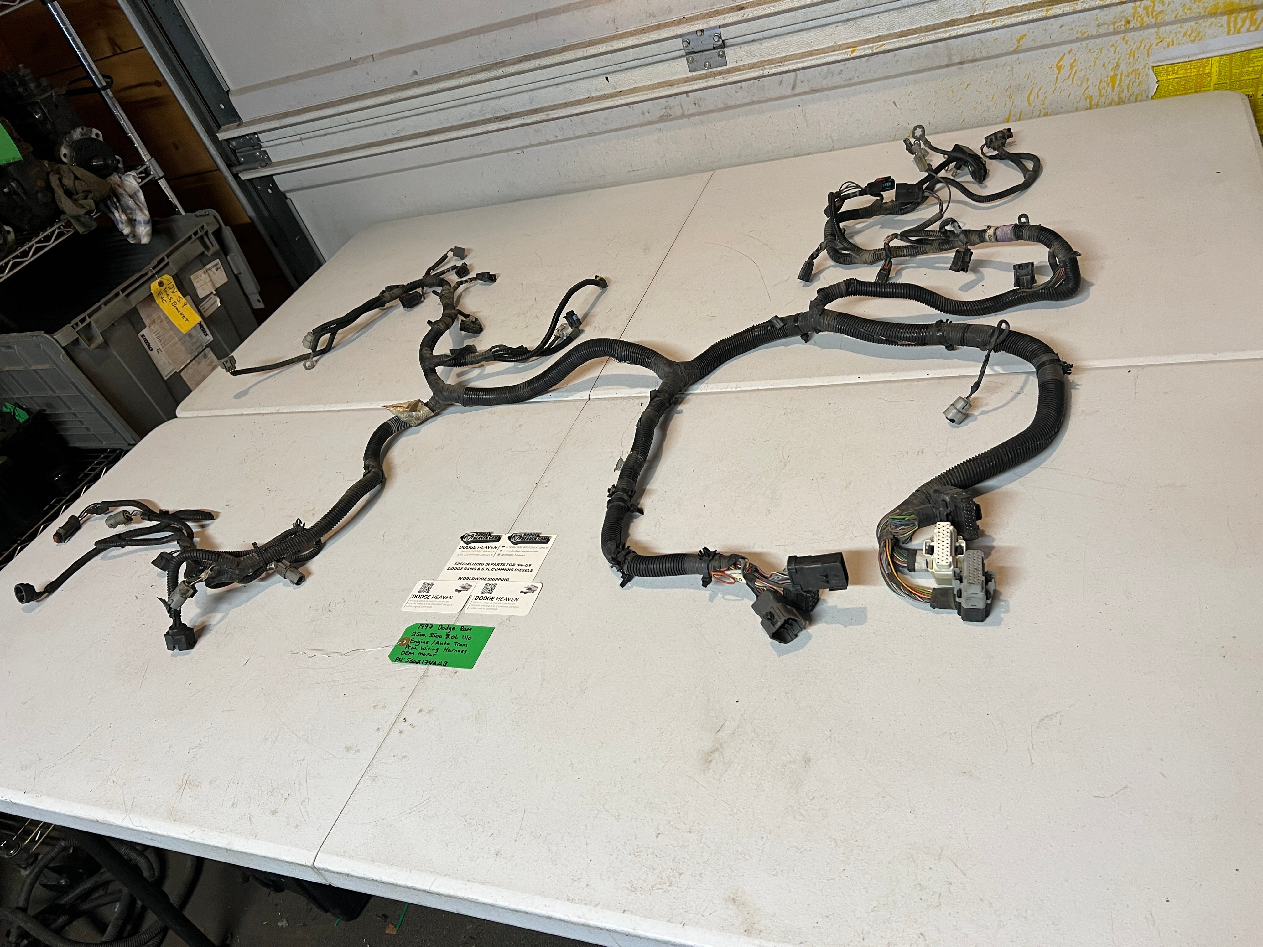 1997-1997 Dodge Ram 8.0L V10 Engine Auto Transmission PCM Wiring Harness