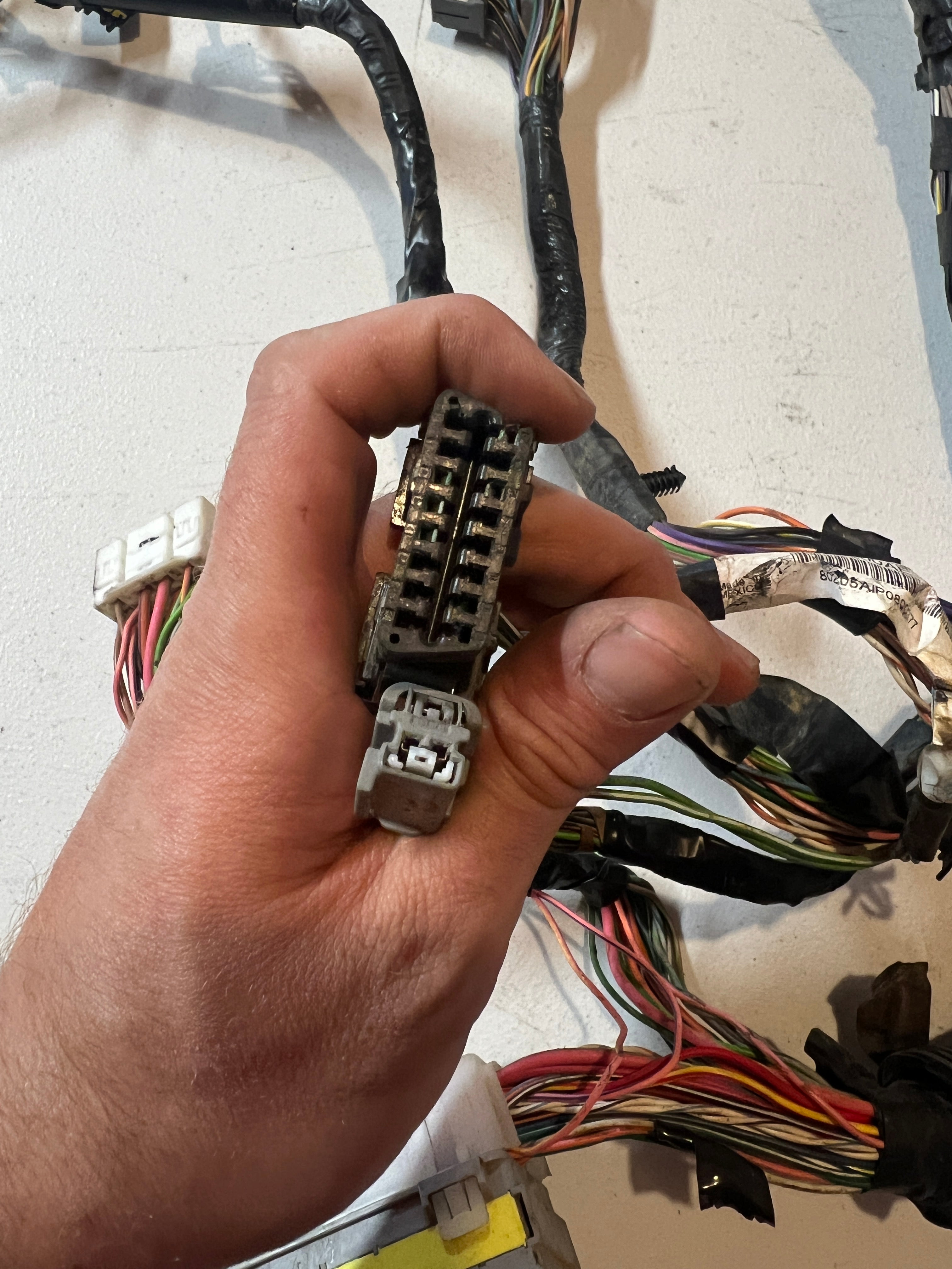 2008-2008 Dodge Ram 1500 2500 3500 Dash Wiring Harness