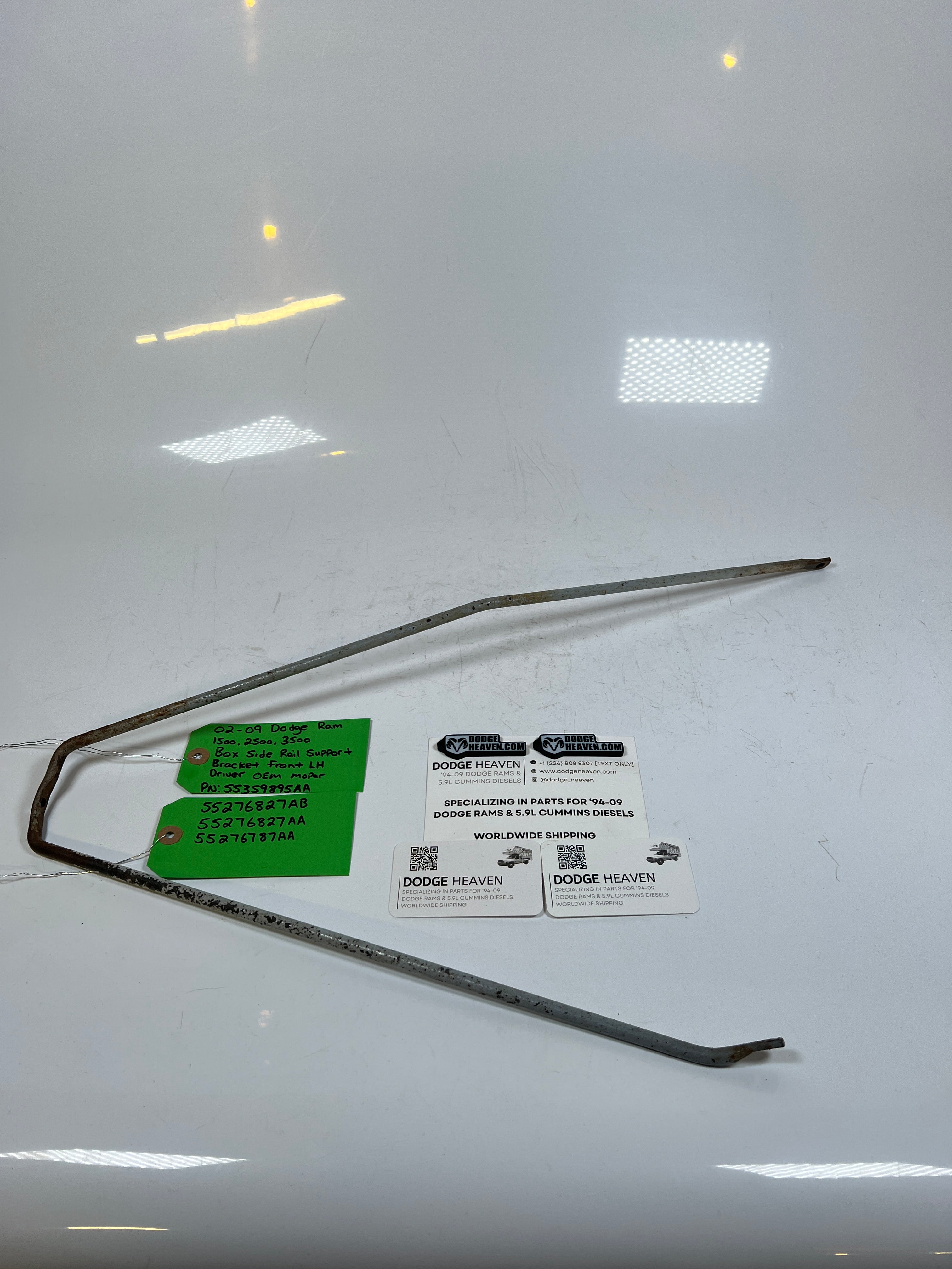 2002-2009 Dodge Ram 1500-3500 Box Side Rail Support Bracket Front LH