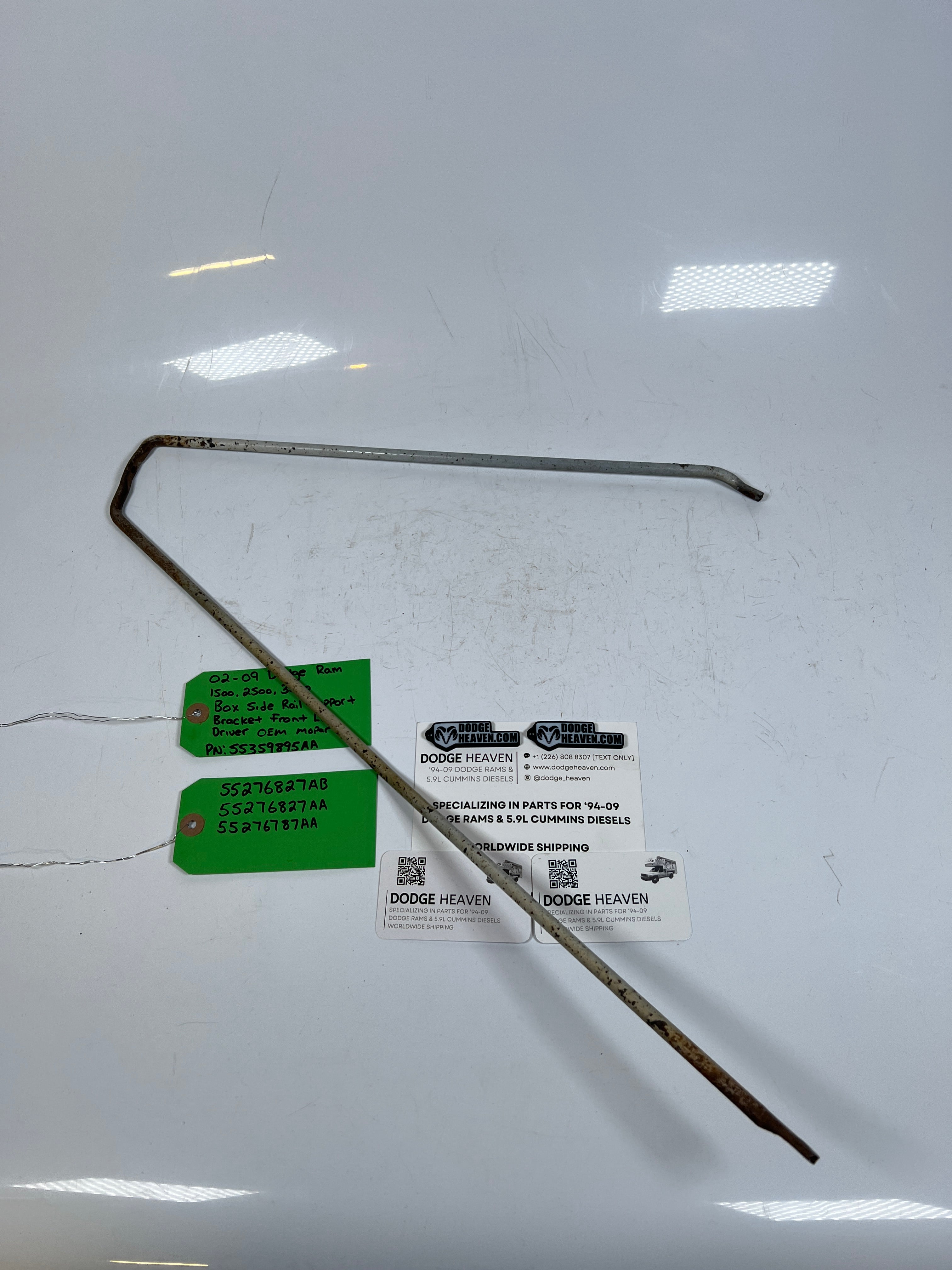 2002-2009 Dodge Ram 1500-3500 Box Side Rail Support Bracket Front LH