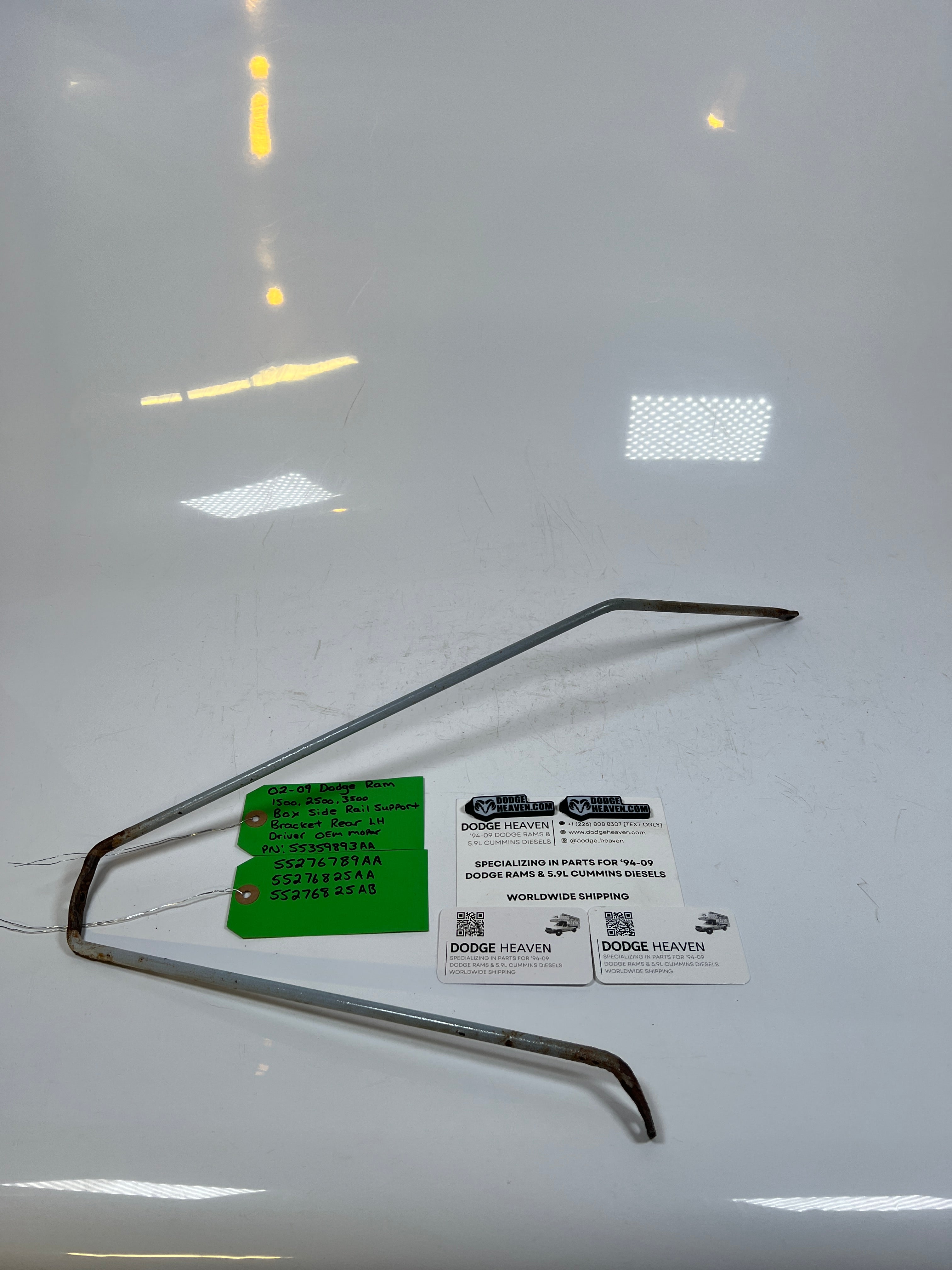 2002-2009 Dodge Ram 1500-3500 Box Side Rail Support Bracket Rear LH