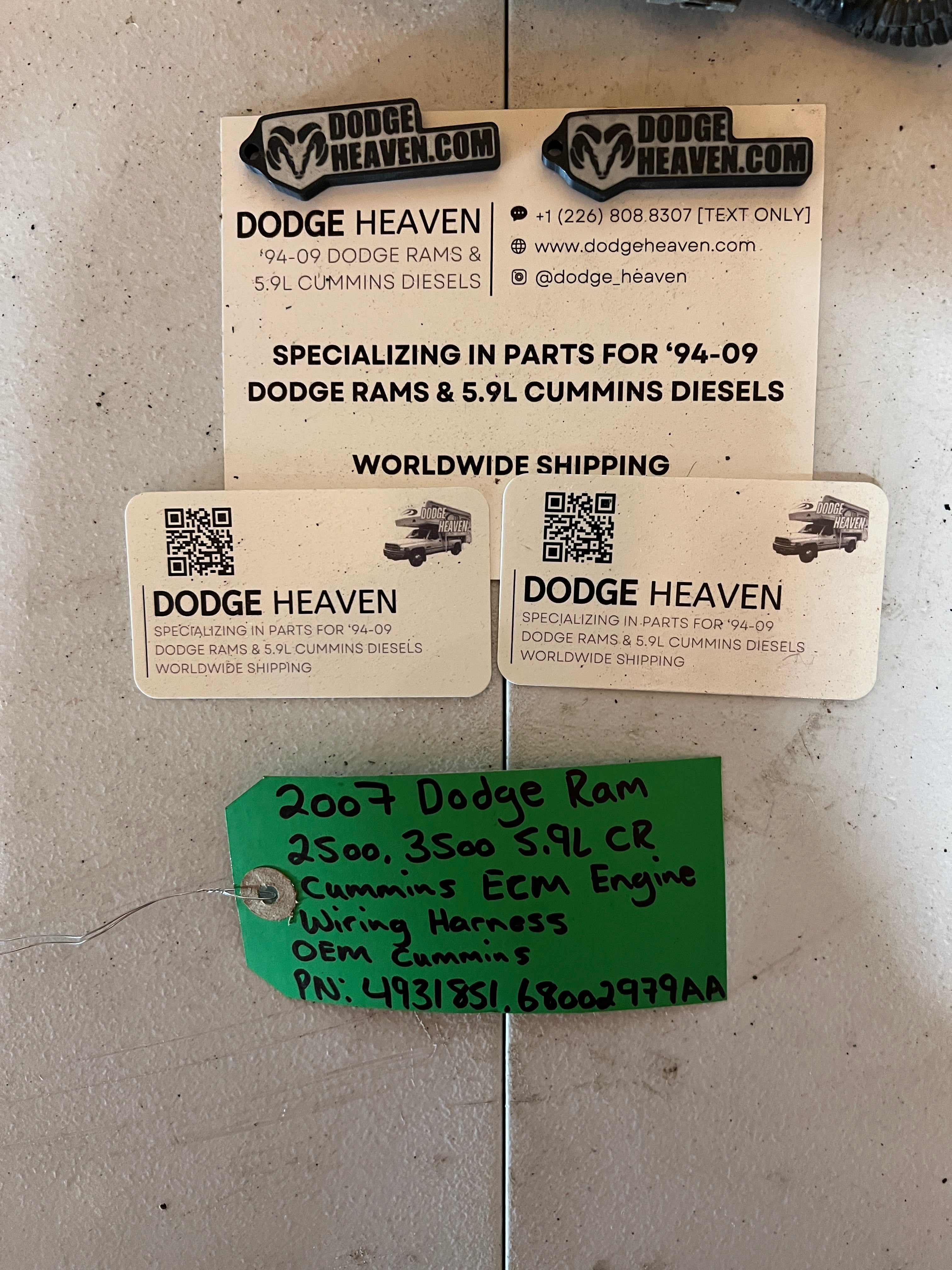 2007-2007 Dodge Ram 5.9L Cummins ECM Engine Wiring Harness
