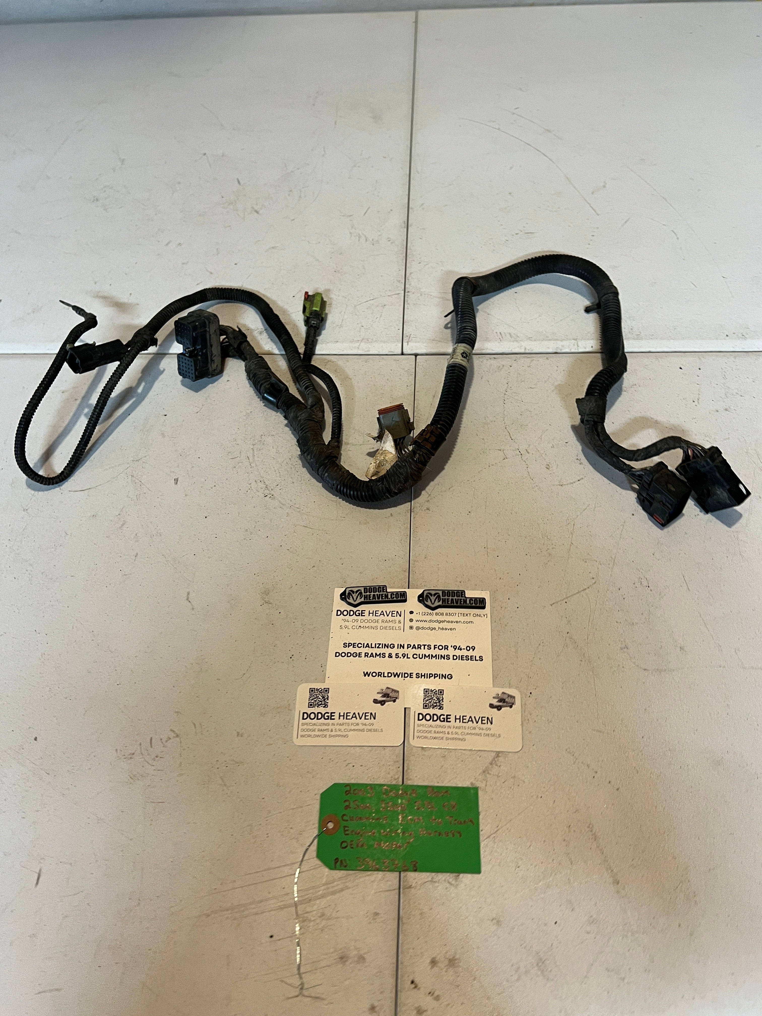2003-2003 Dodge Ram 2500 3500 5.9L Cummins Engine ECM Wiring Harness