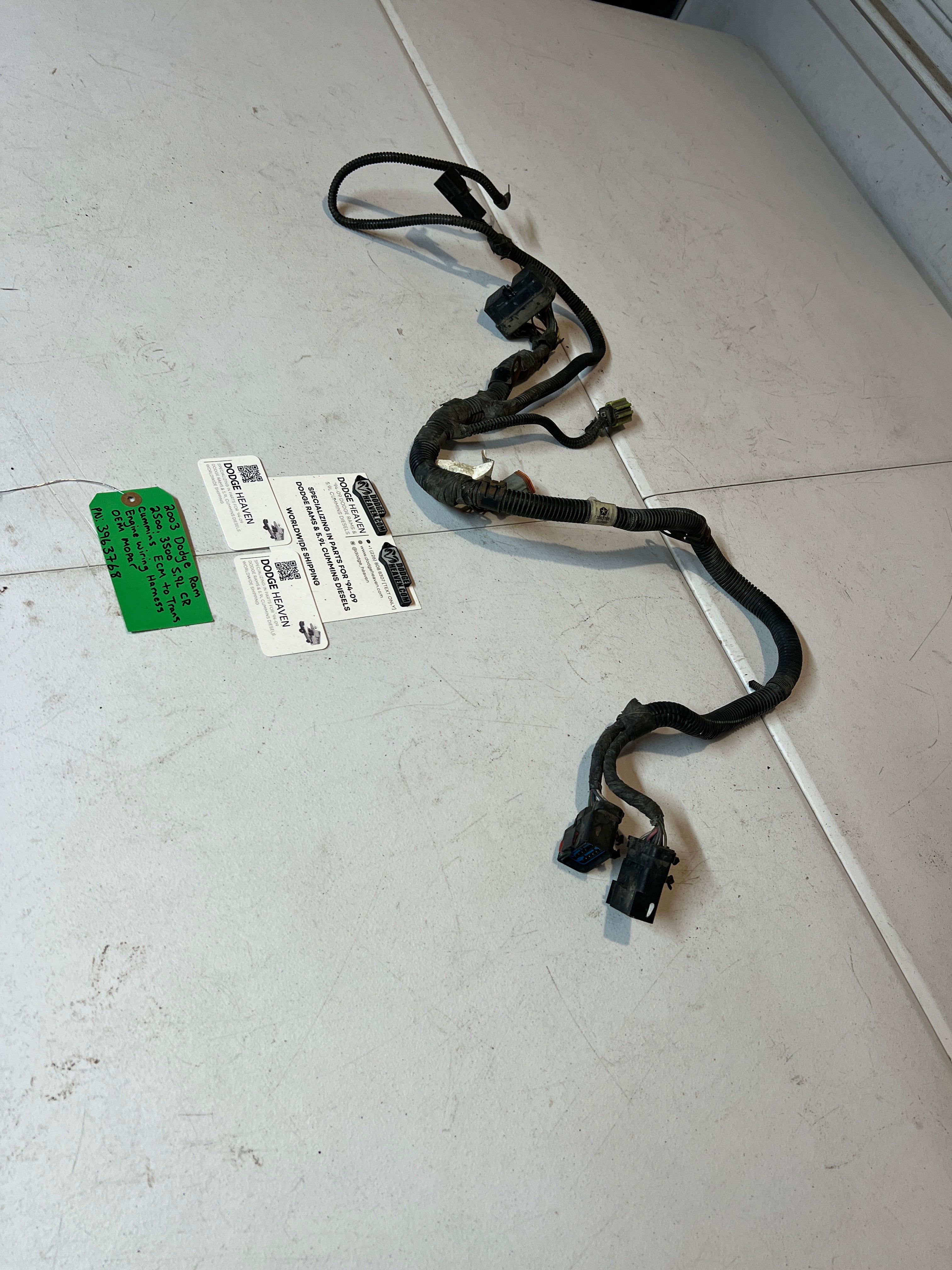 2003-2003 Dodge Ram 2500 3500 5.9L Cummins Engine ECM Wiring Harness