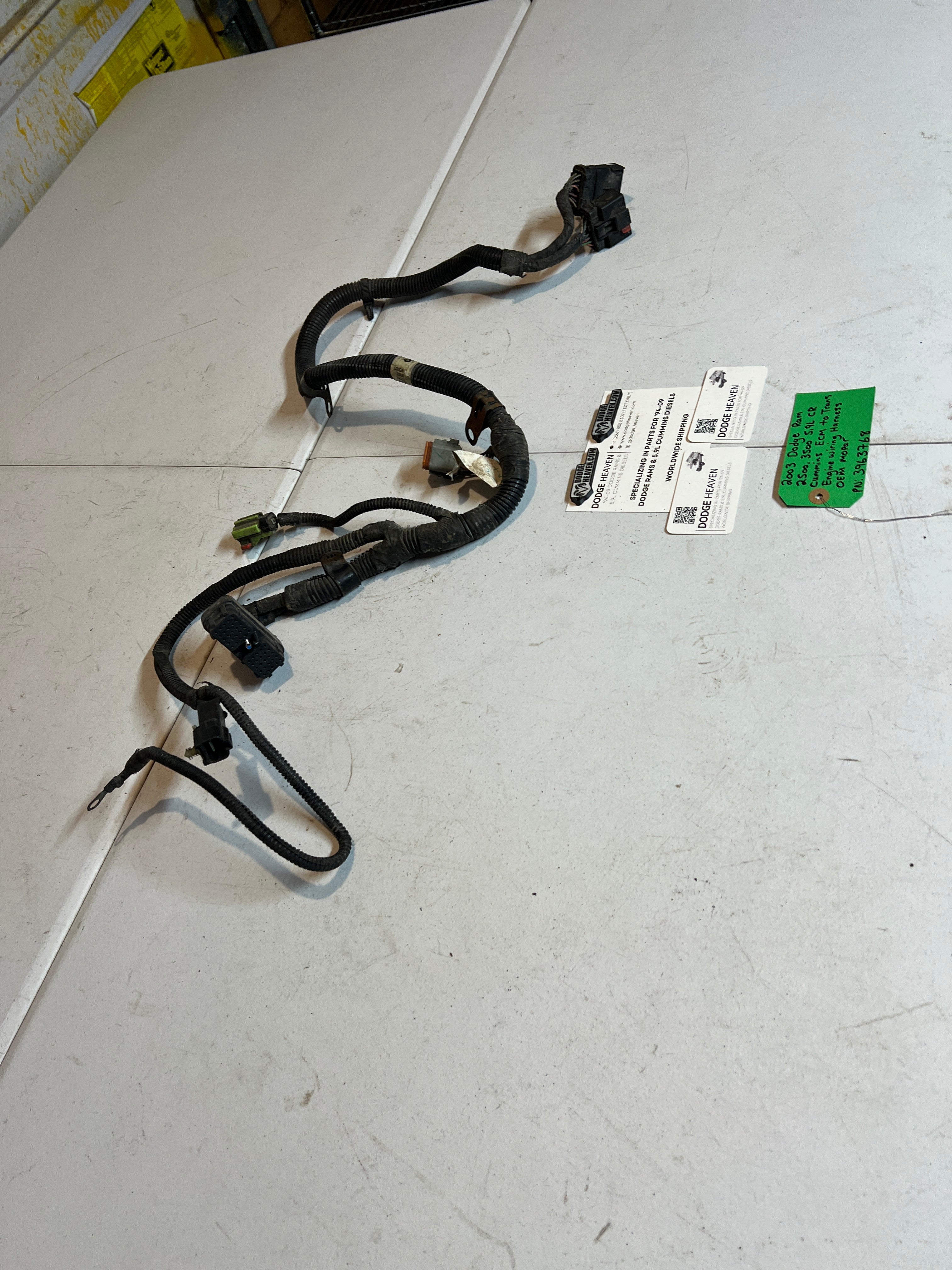2003-2003 Dodge Ram 2500 3500 5.9L Cummins Engine ECM Wiring Harness