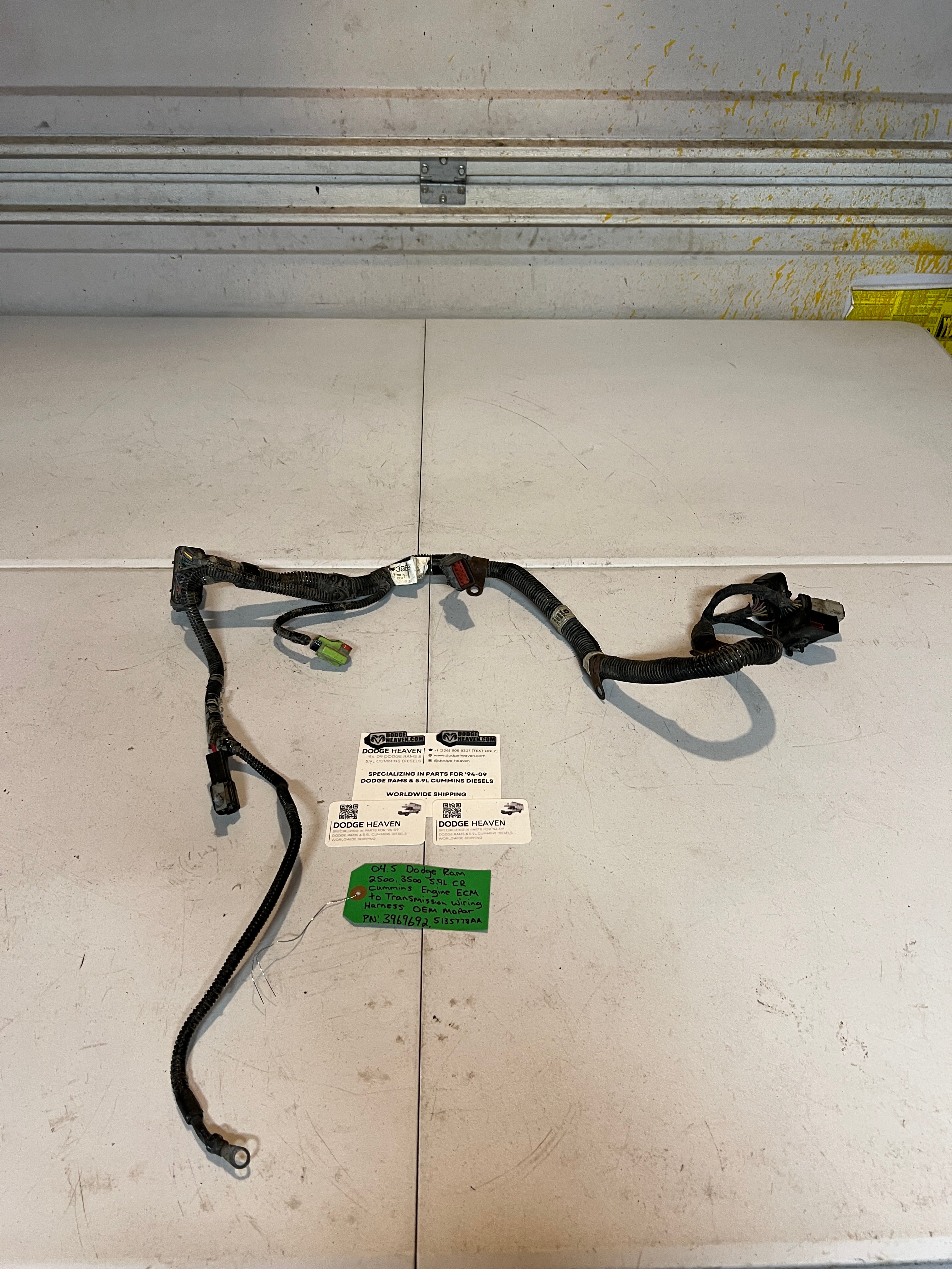 2004.5-2004.5 Dodge Ram 5.9L Cummins Engine ECM to Trans Wiring Harness Rear