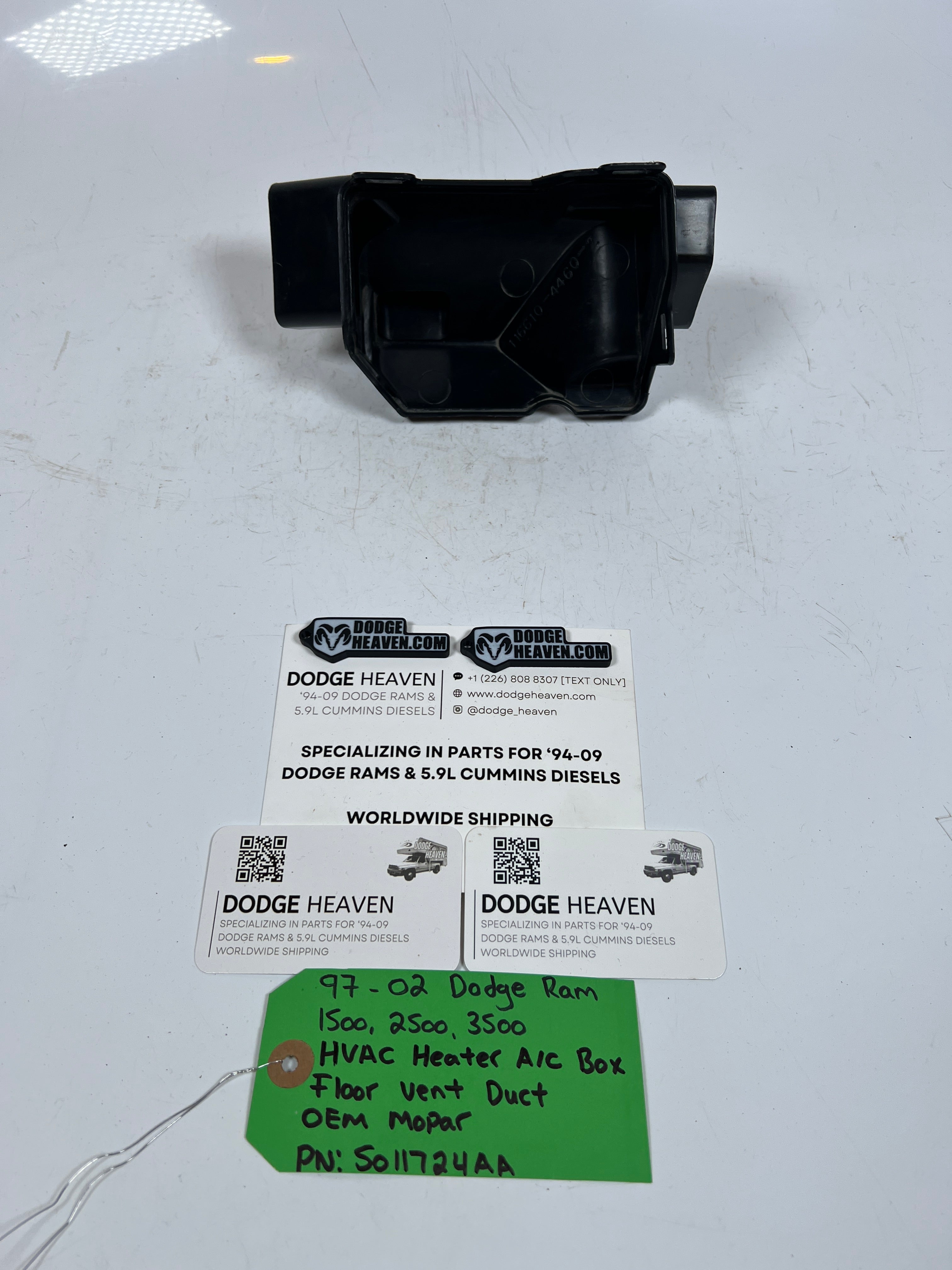 1997-2002 Dodge Ram HVAC Heater A/C AC Box Floor Vent Duct