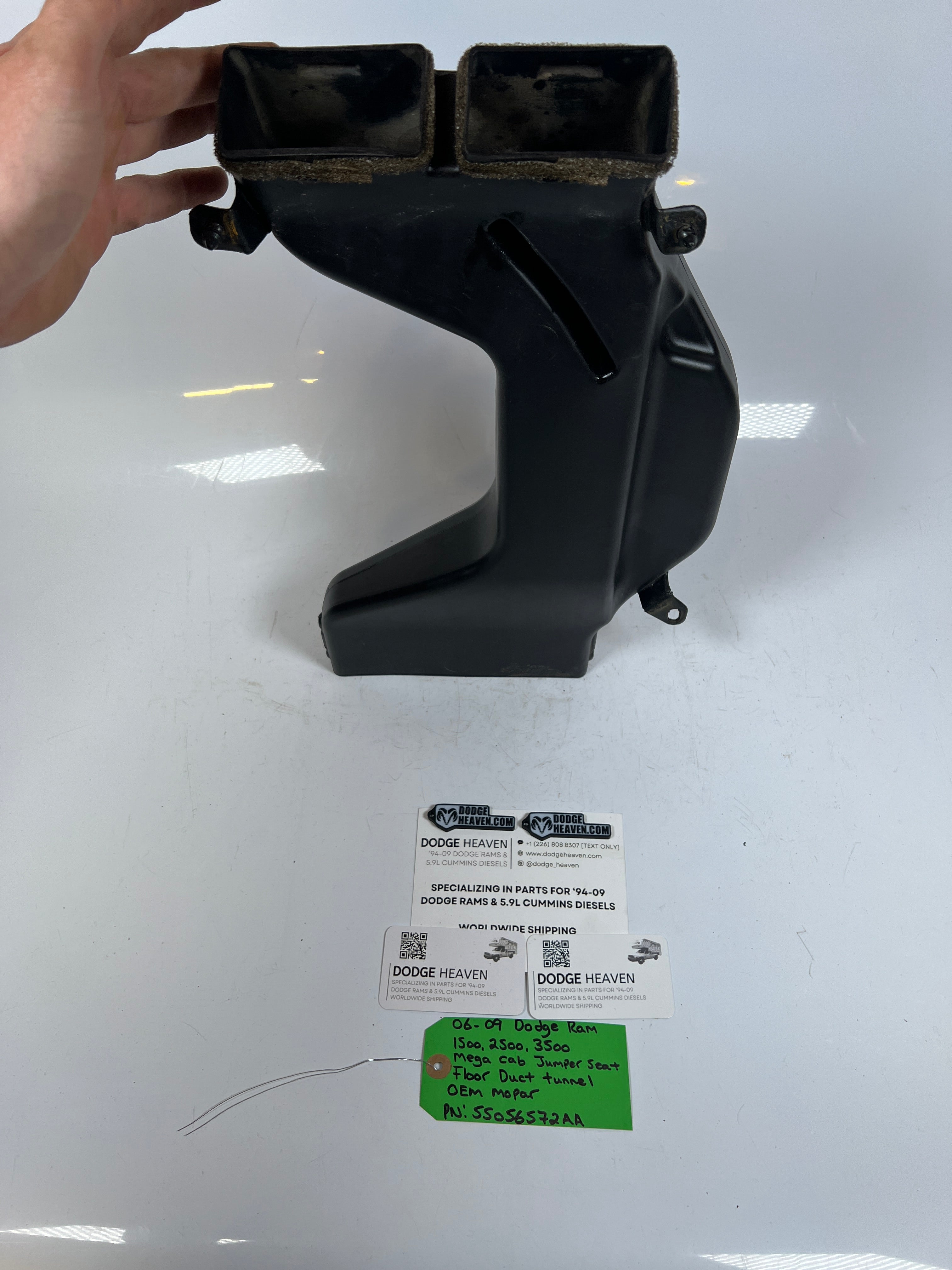 2006-2009 Dodge Ram 1500-3500 Mega Cab Jumper Seat Floor Vent