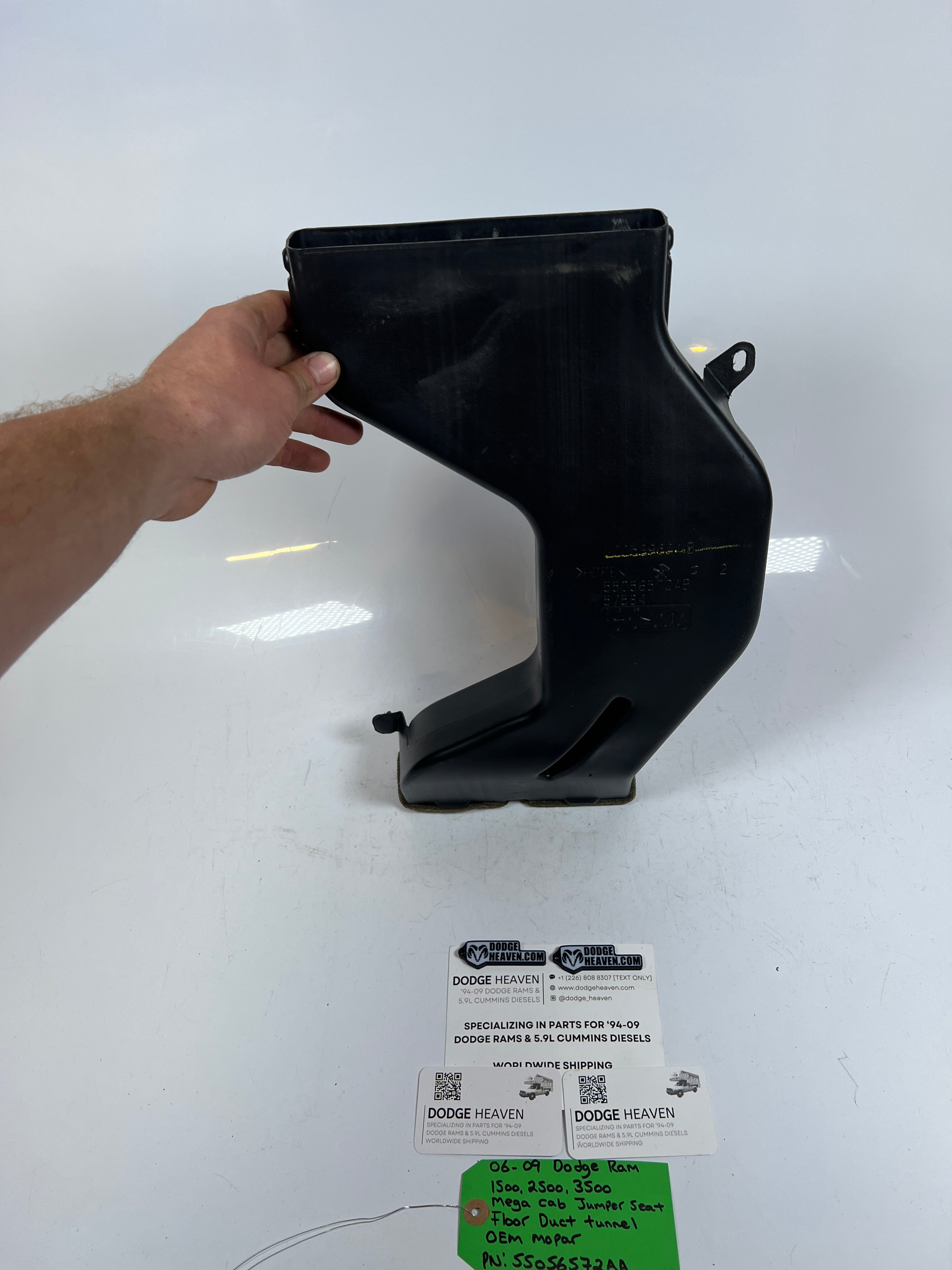 2006-2009 Dodge Ram 1500-3500 Mega Cab Jumper Seat Floor Vent
