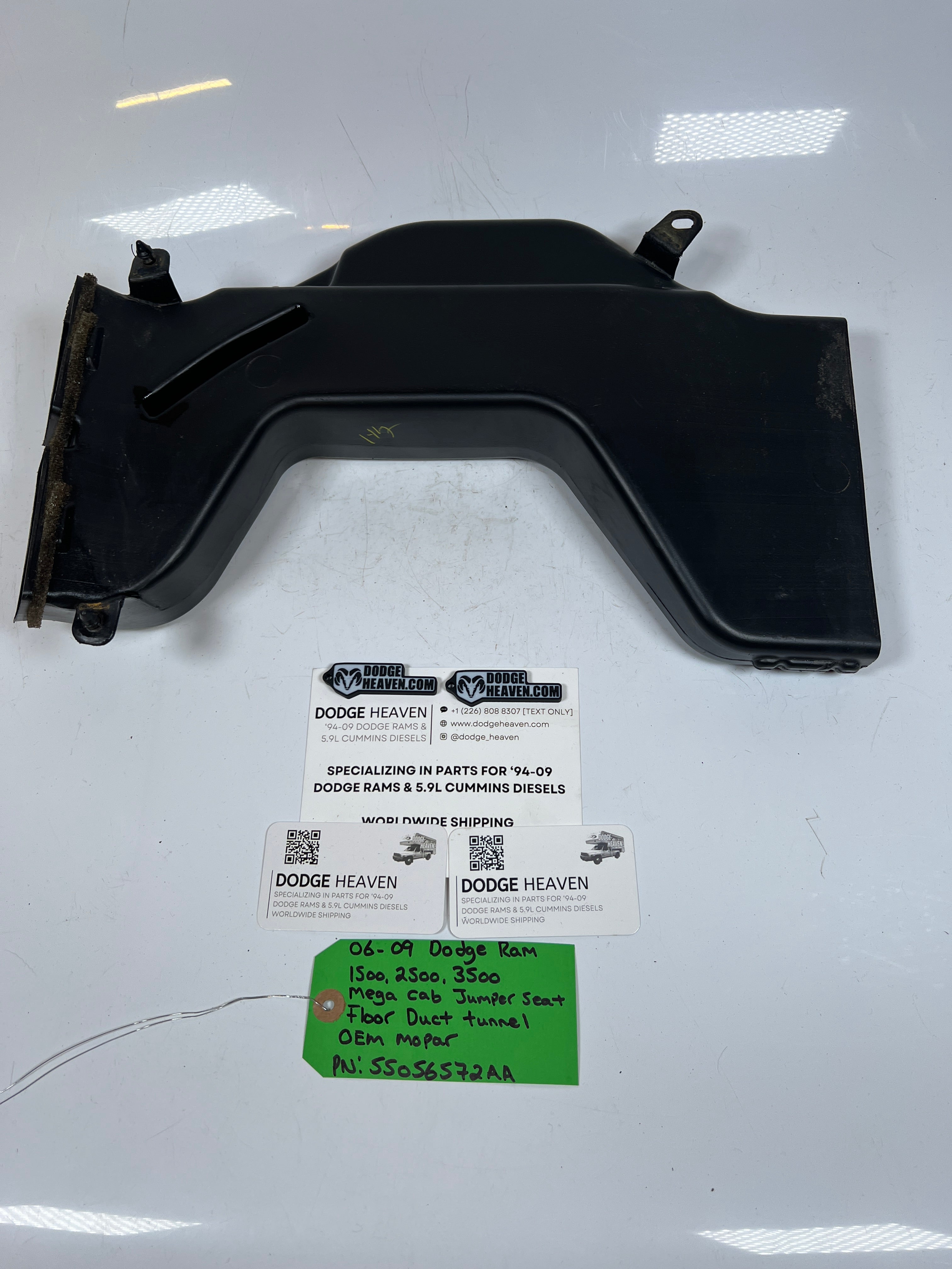 2006-2009 Dodge Ram 1500-3500 Mega Cab Jumper Seat Floor Vent