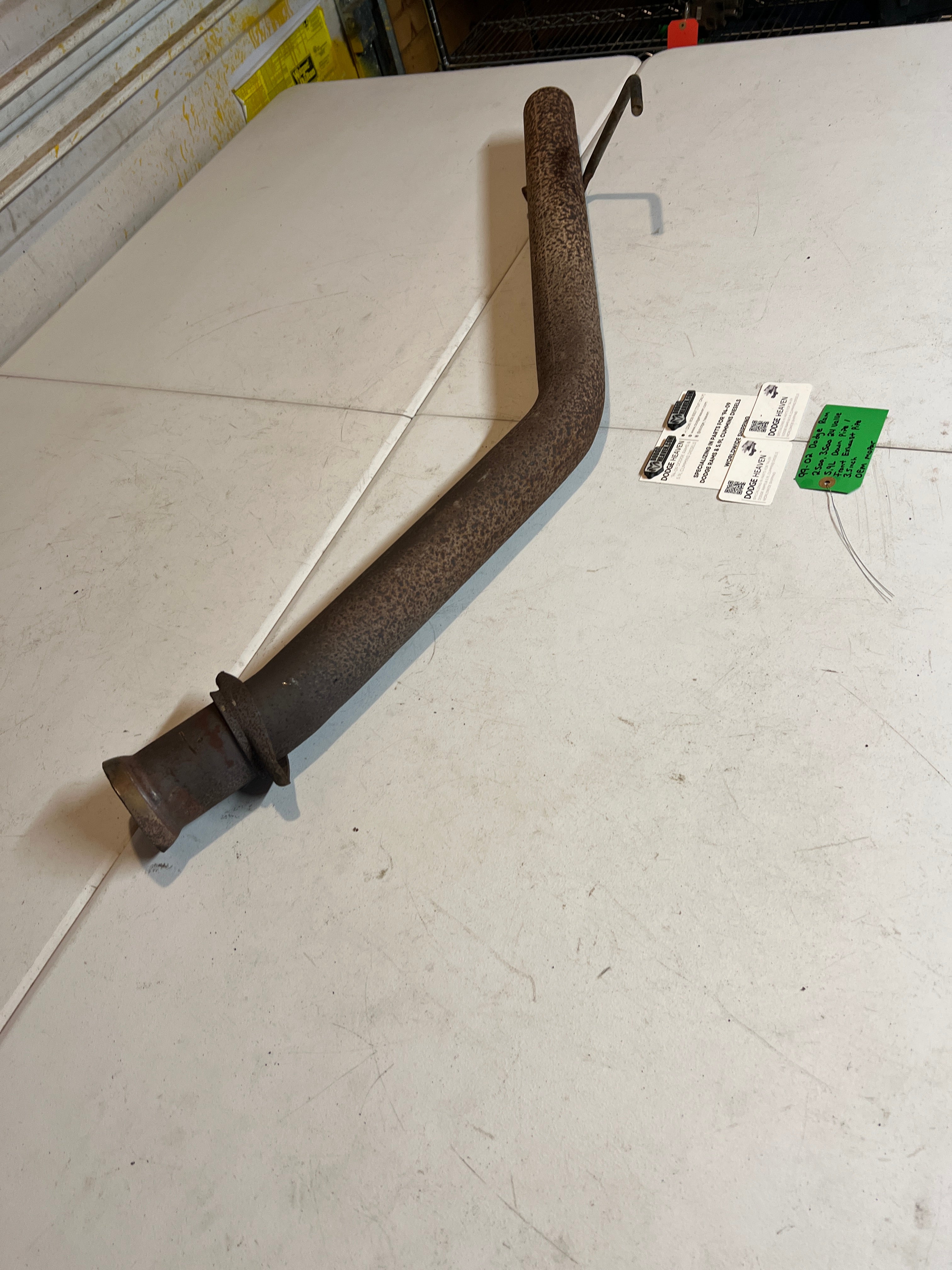 1999-2002 Dodge Ram 24 Valve 5.9L Cummins Down Pipe Exhaust Pipe 3.5 Inch