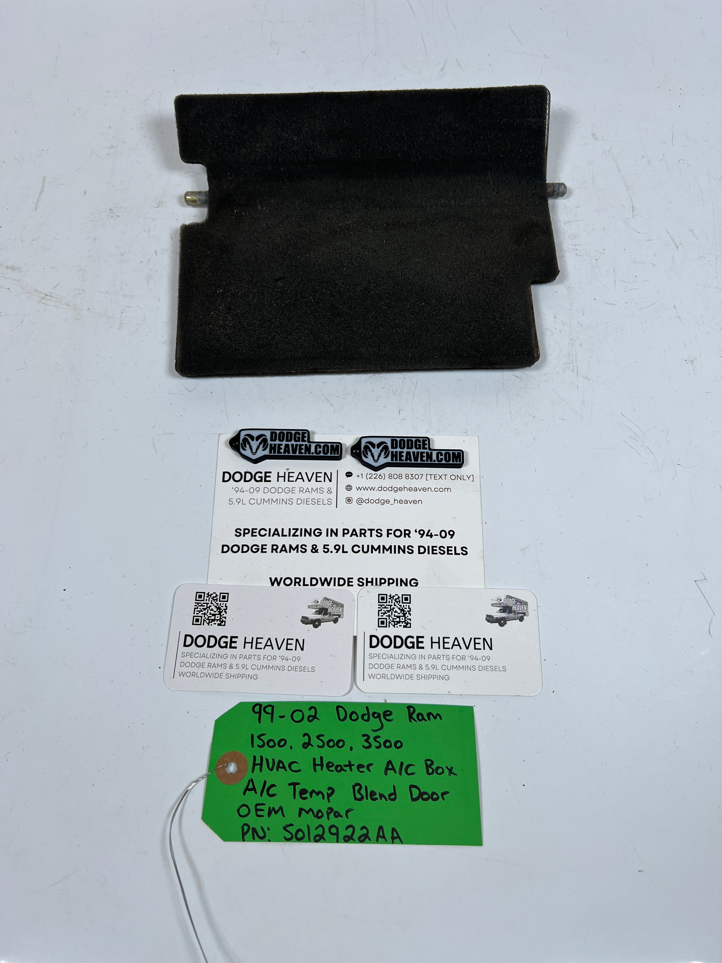 1999-2002 Dodge Ram 1500-3500 HVAC Heater A/C Box AC Temp Blend Door