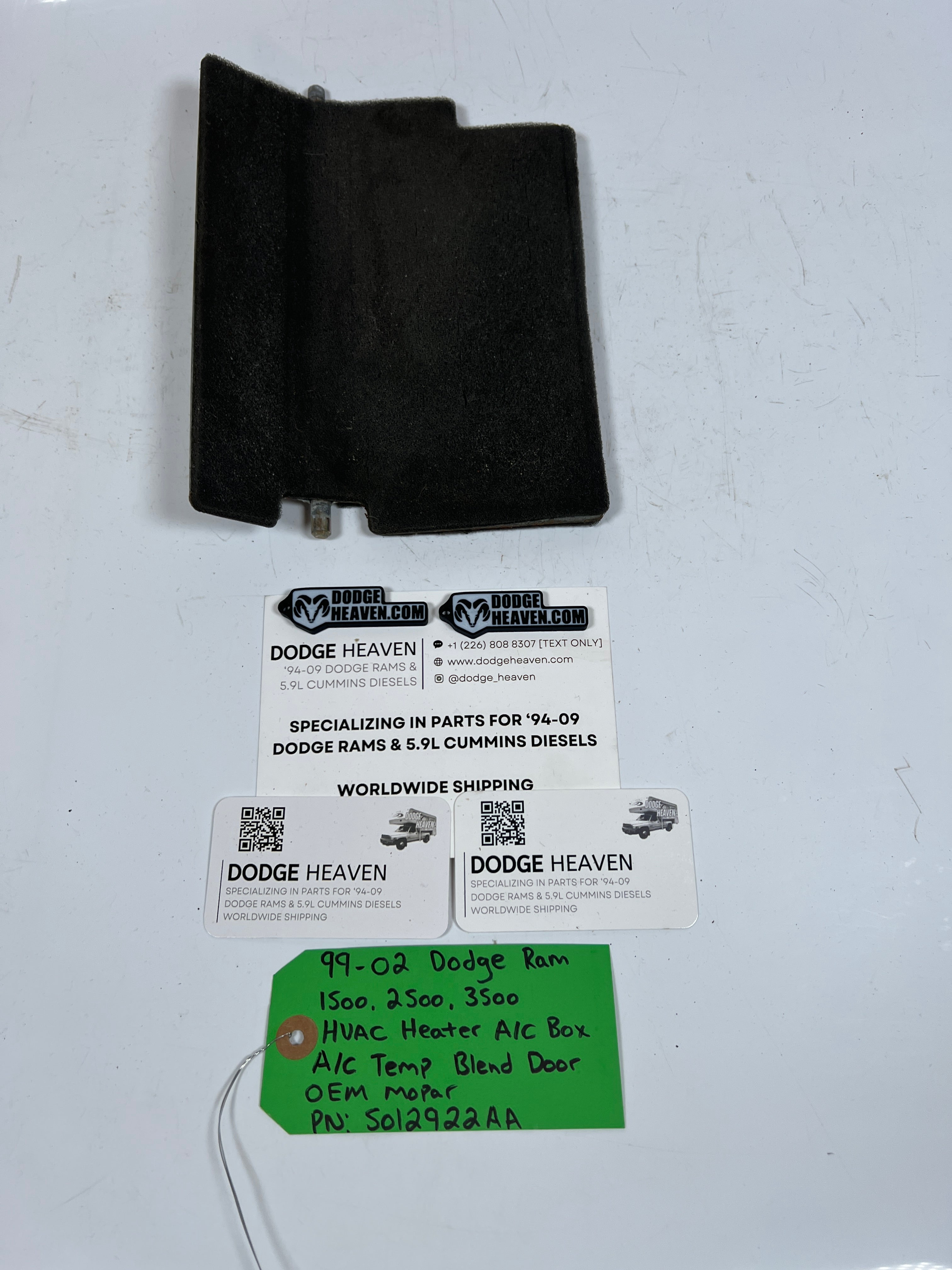 1999-2002 Dodge Ram 1500-3500 HVAC Heater A/C Box AC Temp Blend Door