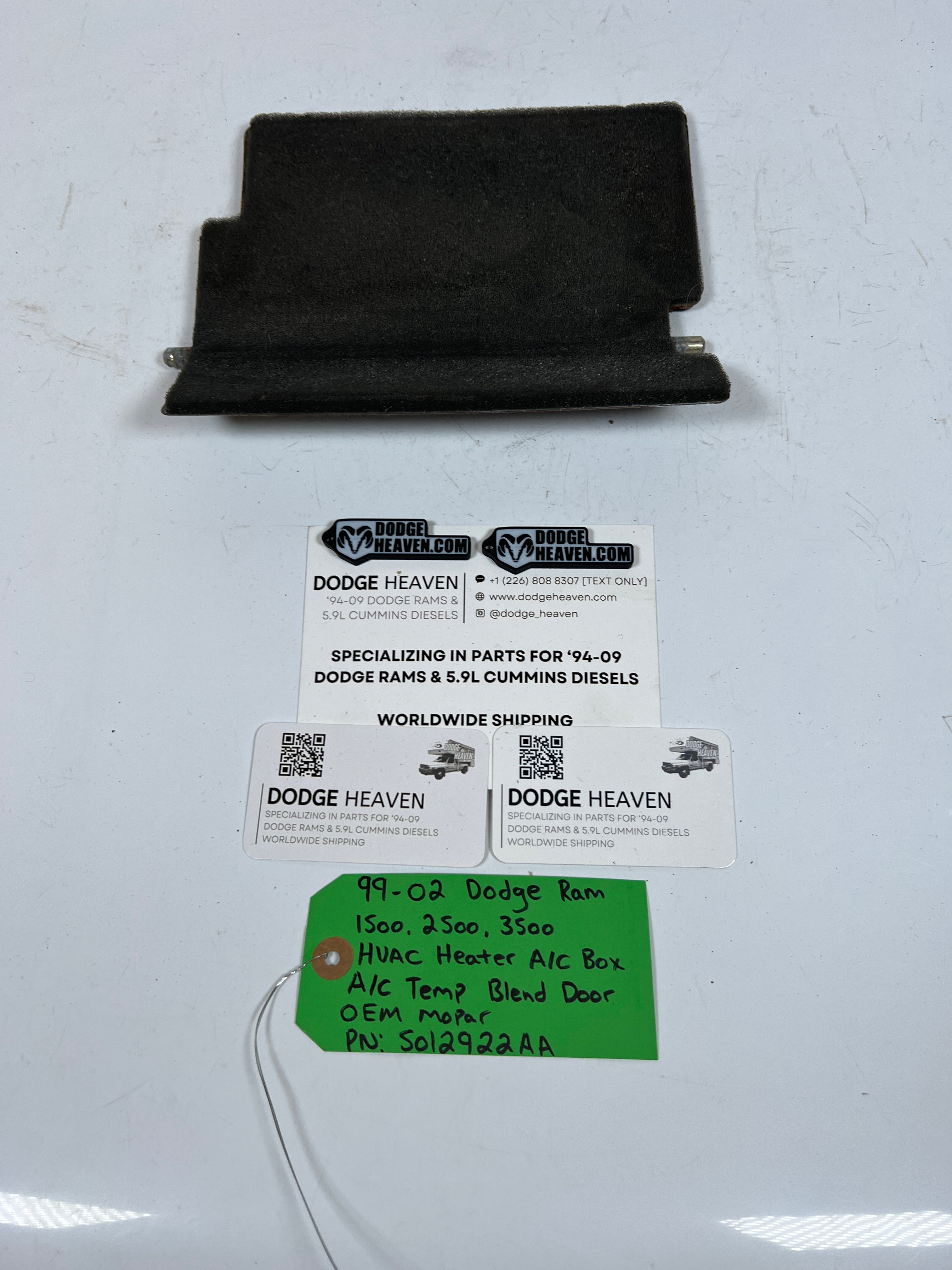 1999-2002 Dodge Ram 1500-3500 HVAC Heater A/C Box AC Temp Blend Door