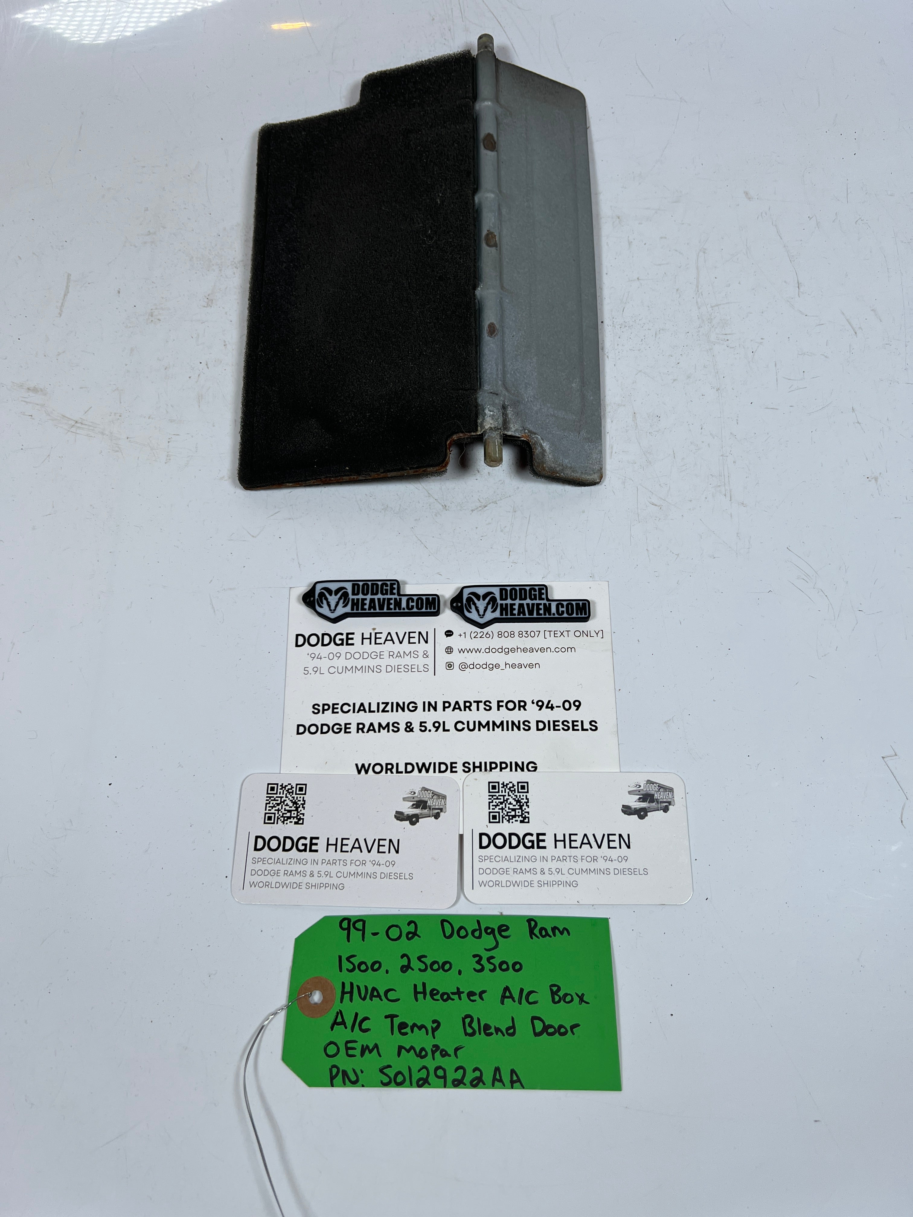 1999-2002 Dodge Ram 1500-3500 HVAC Heater A/C Box AC Temp Blend Door