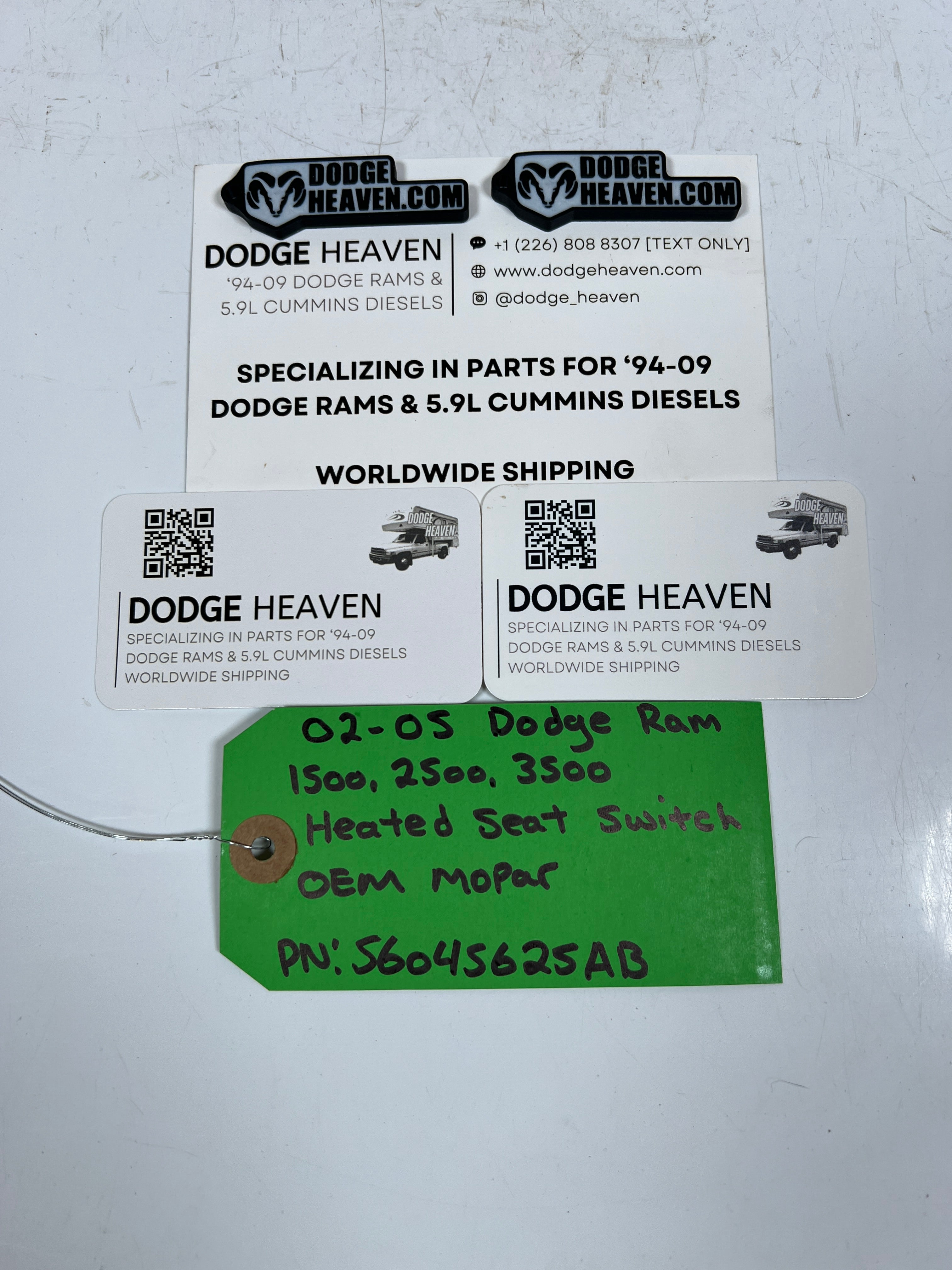 2002-2005 Dodge Ram 1500-3500 Heated Seat Switch