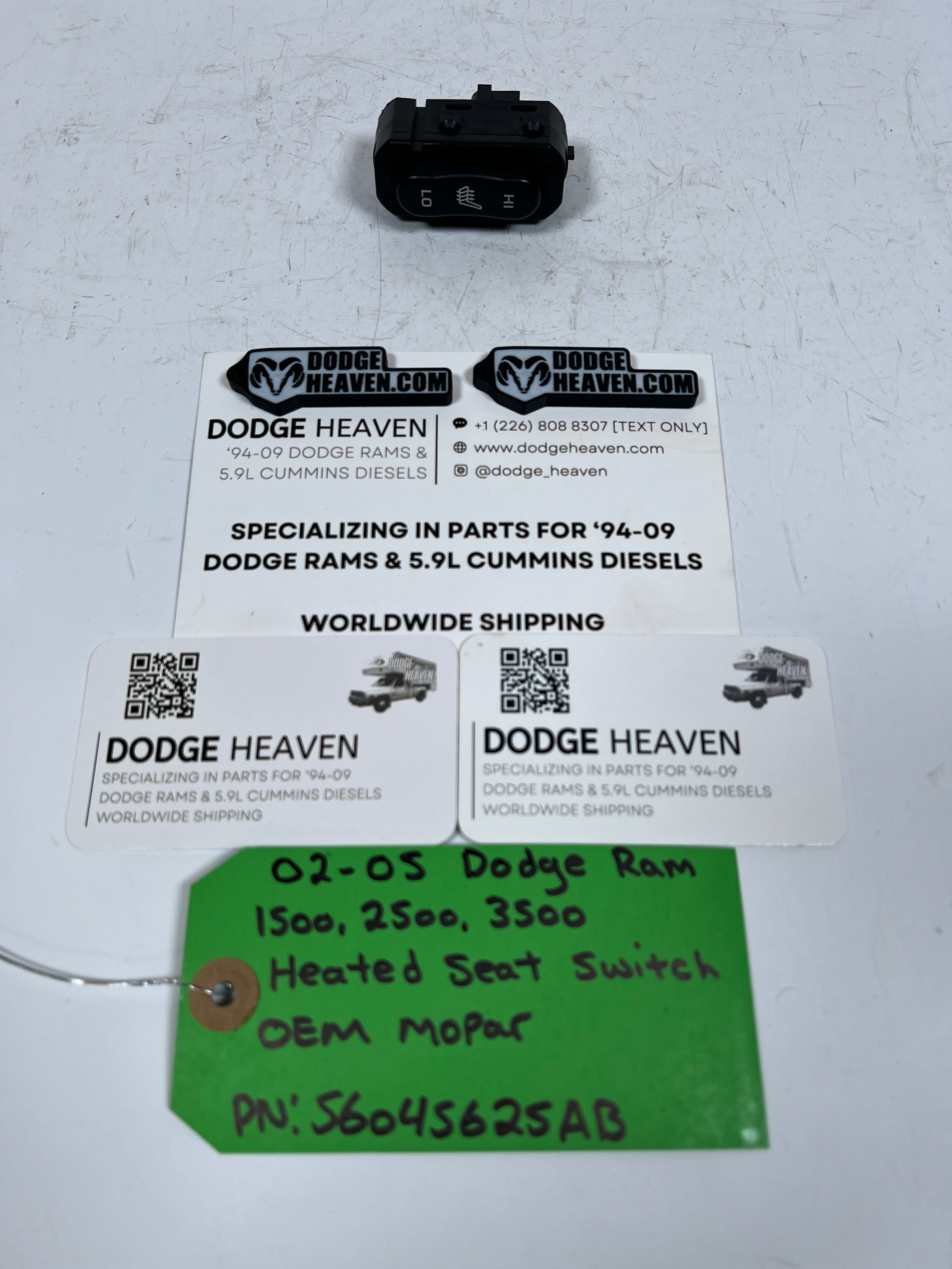 2002-2005 Dodge Ram 1500-3500 Heated Seat Switch