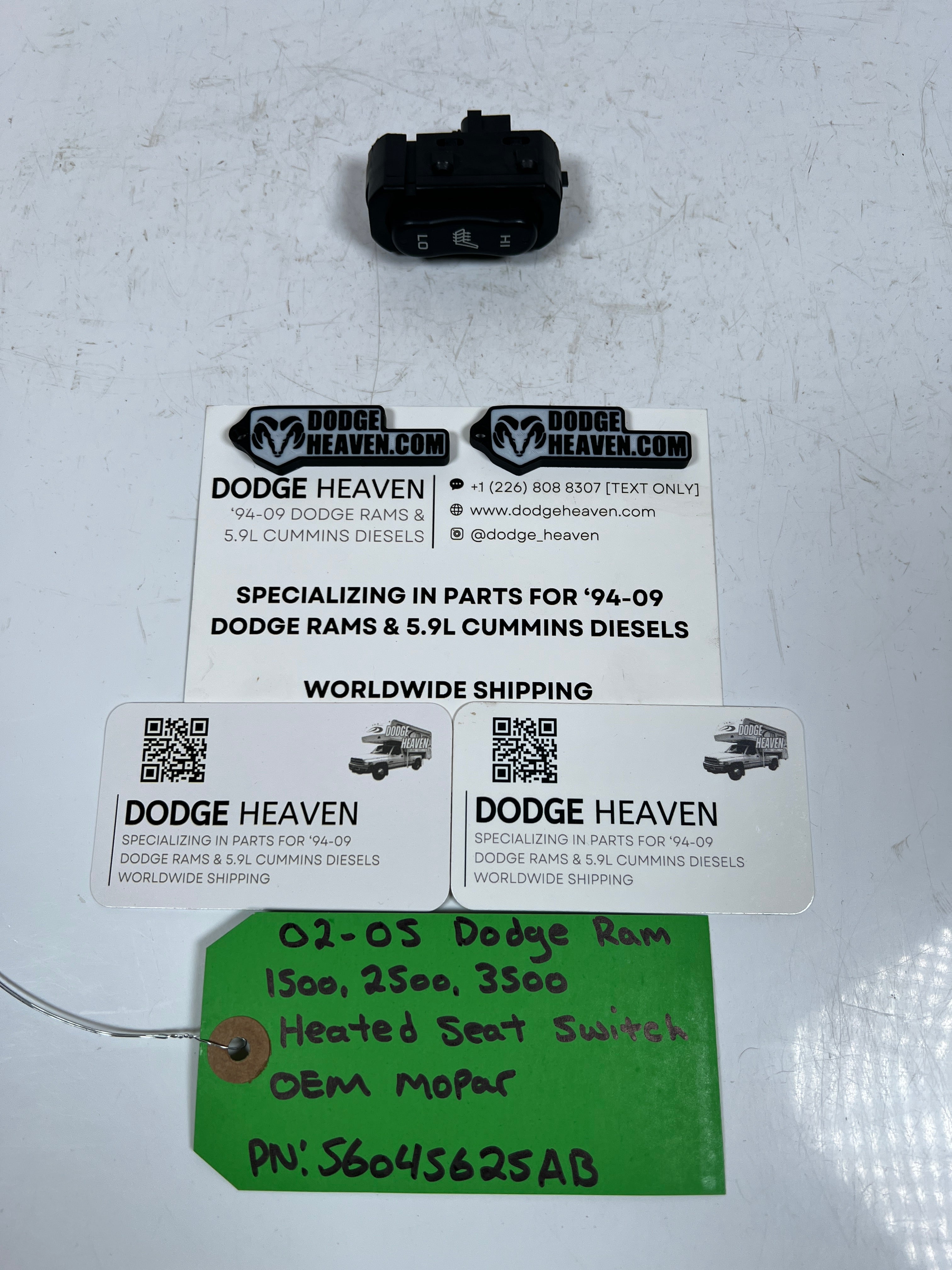 2002-2005 Dodge Ram 1500-3500 Heated Seat Switch